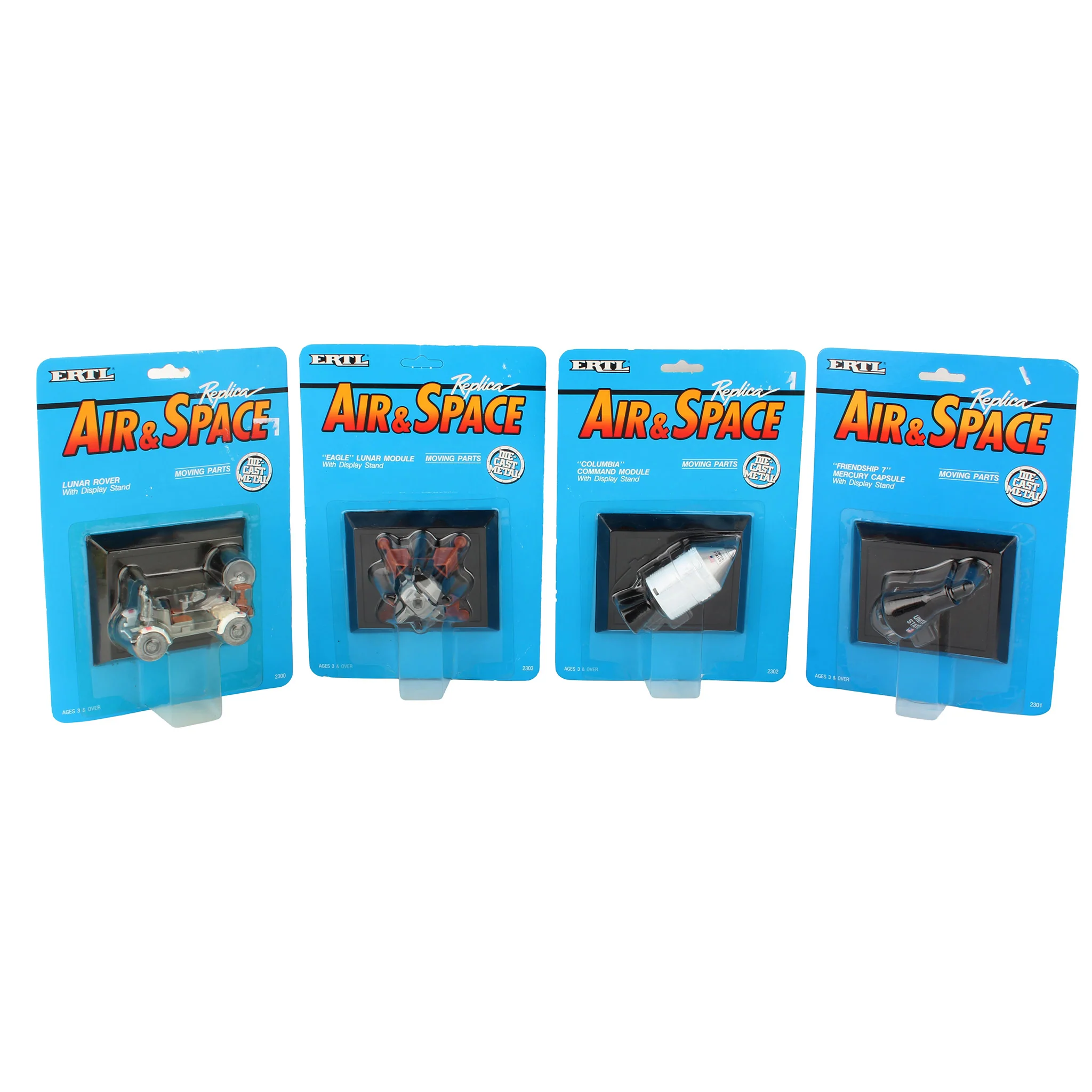 Lot of (4) Air and Space Vehicles From the 1960s and 1970s by ERTL