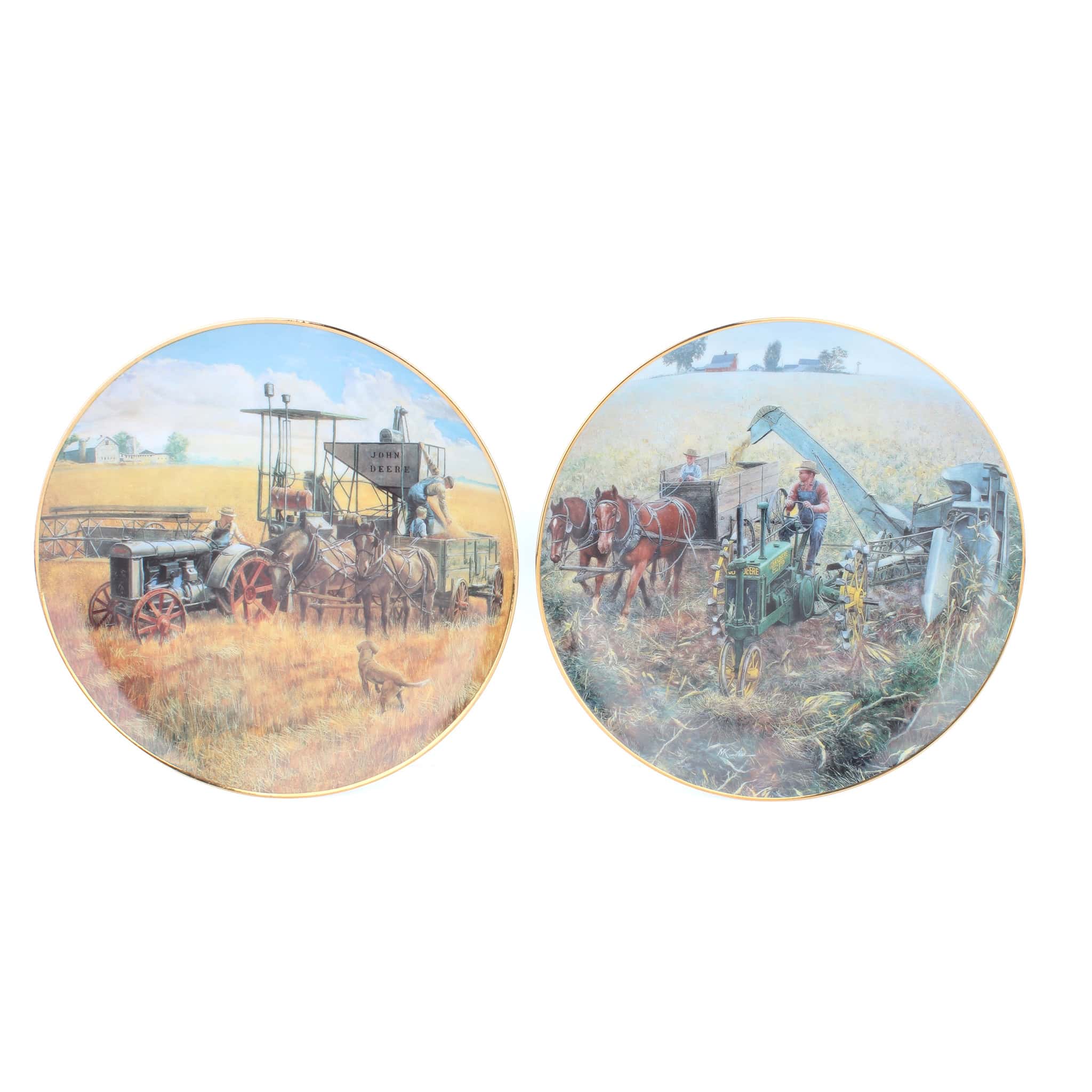 Lot of (4) Decorative Ceramic Plates - Image 2