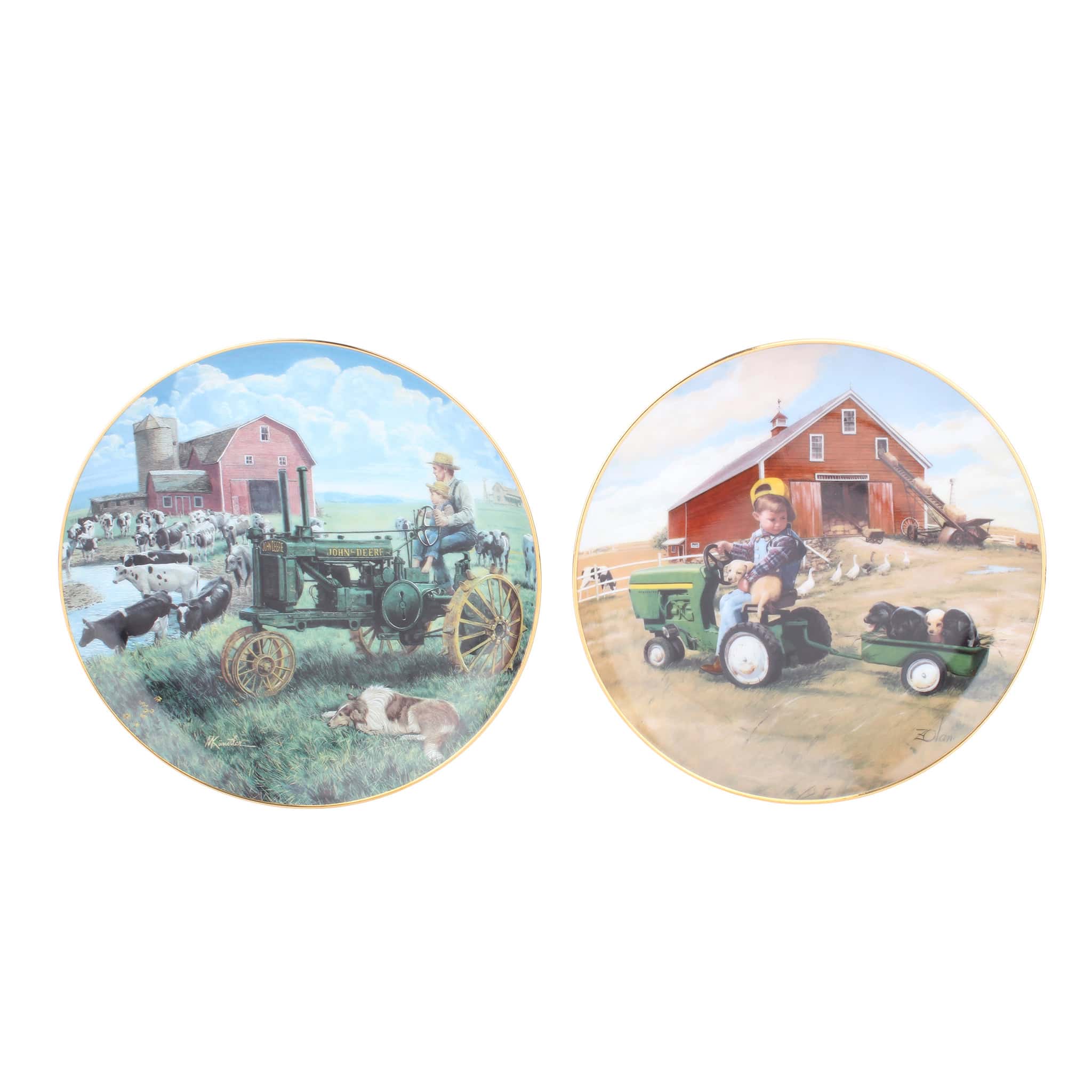 Lot of (4) Decorative Ceramic Plates - Image 3