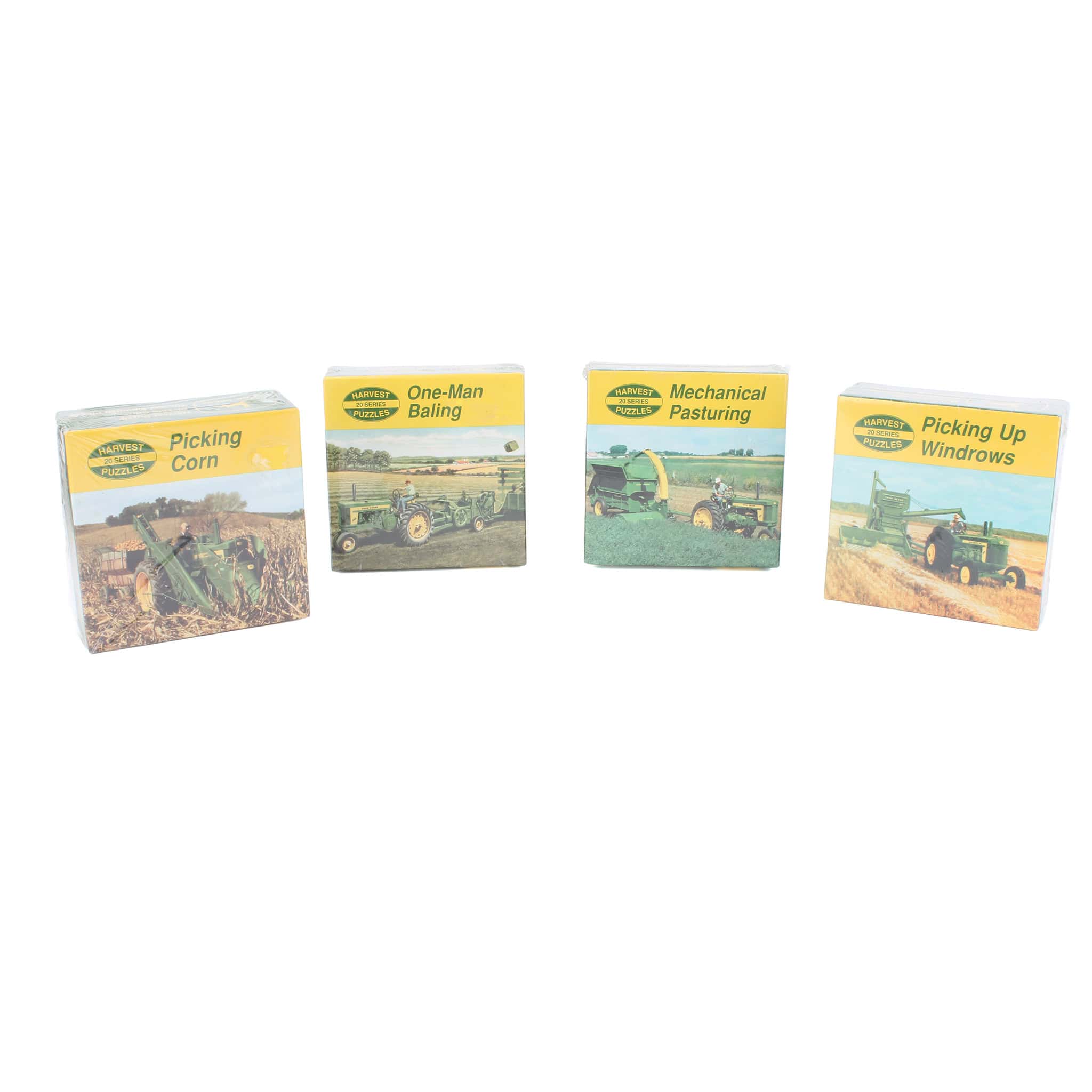 Lot of 4 John Deere Harvest 20 Series 80 Piece Putt Putt Puzzles