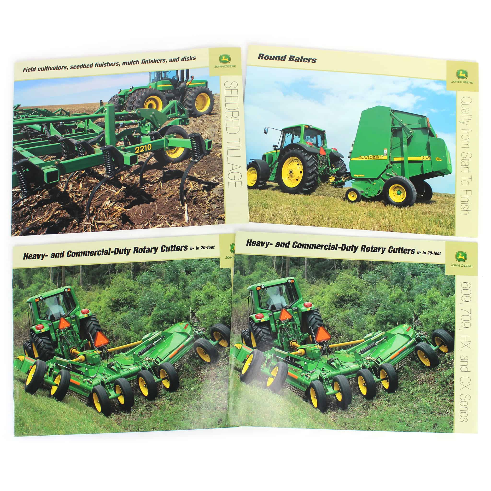 Lot of (4) John Deere Sales Brochures