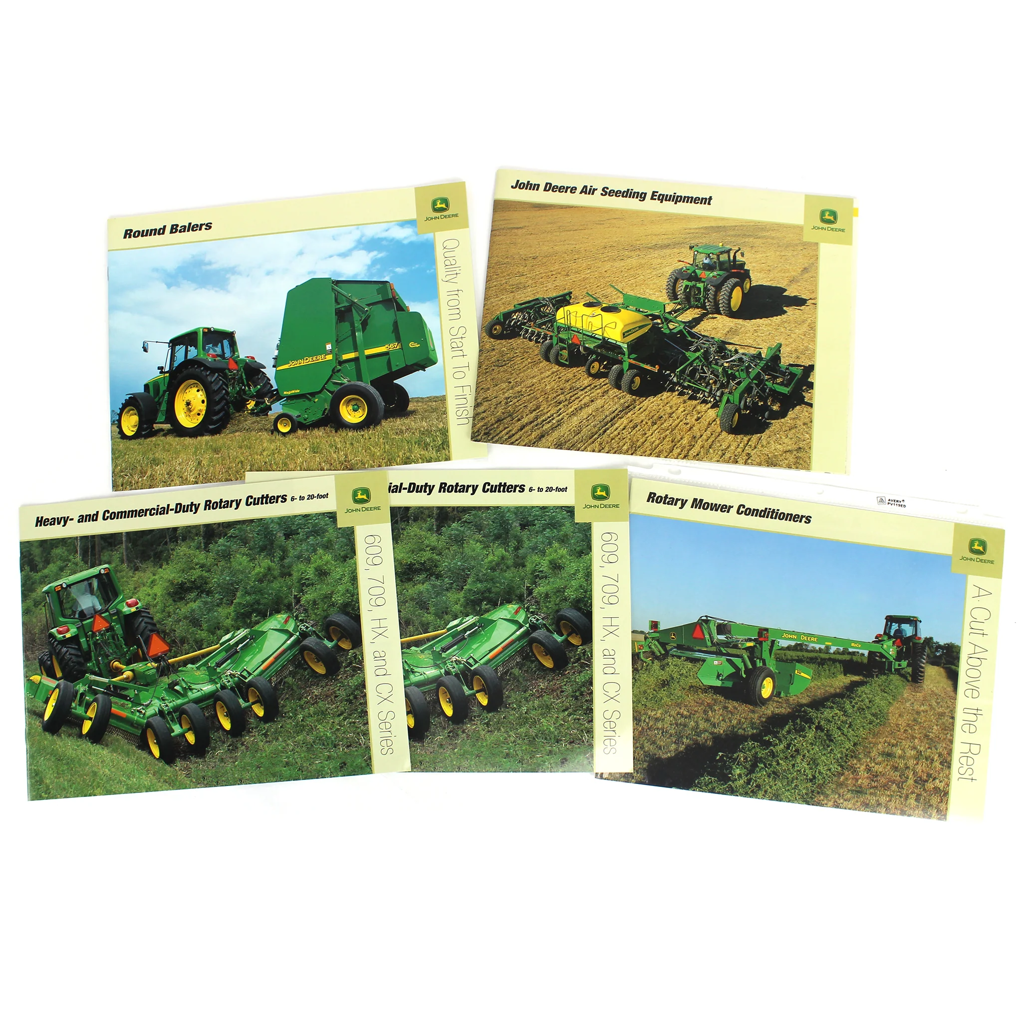 Lot of (5) John Deere Sales Brochures