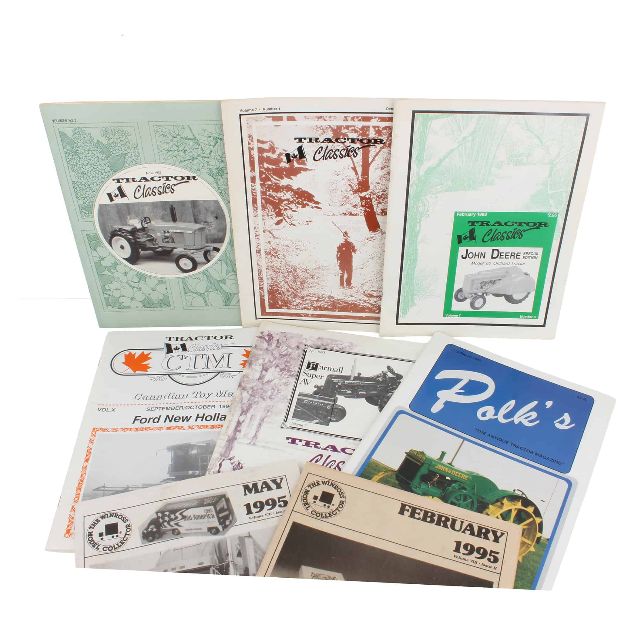 Lot of (5) Tractor Classics Publications, (1) Polk's Magazine, and (2) The Winross Model Collector Newletters - Image 2