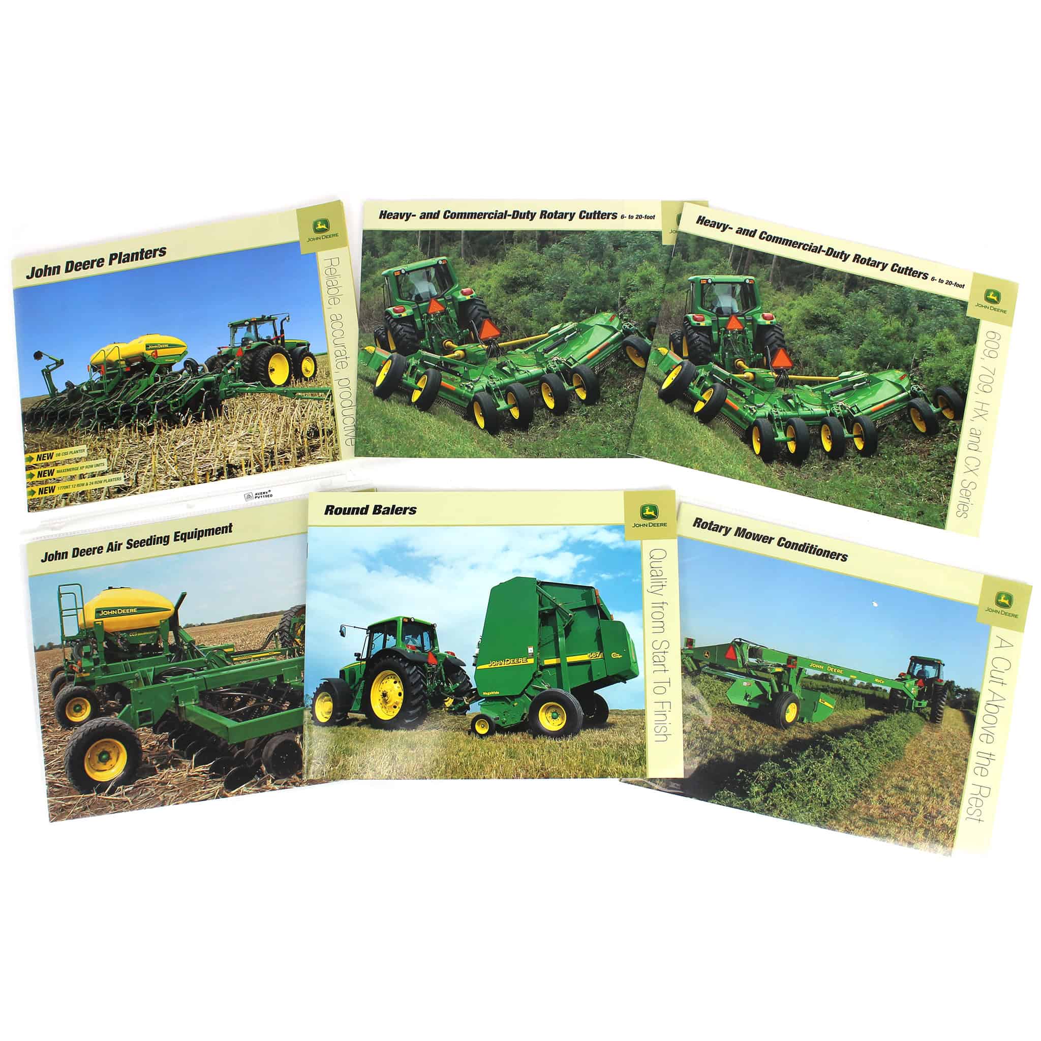 Lot of (6) John Deere Sales Brochures