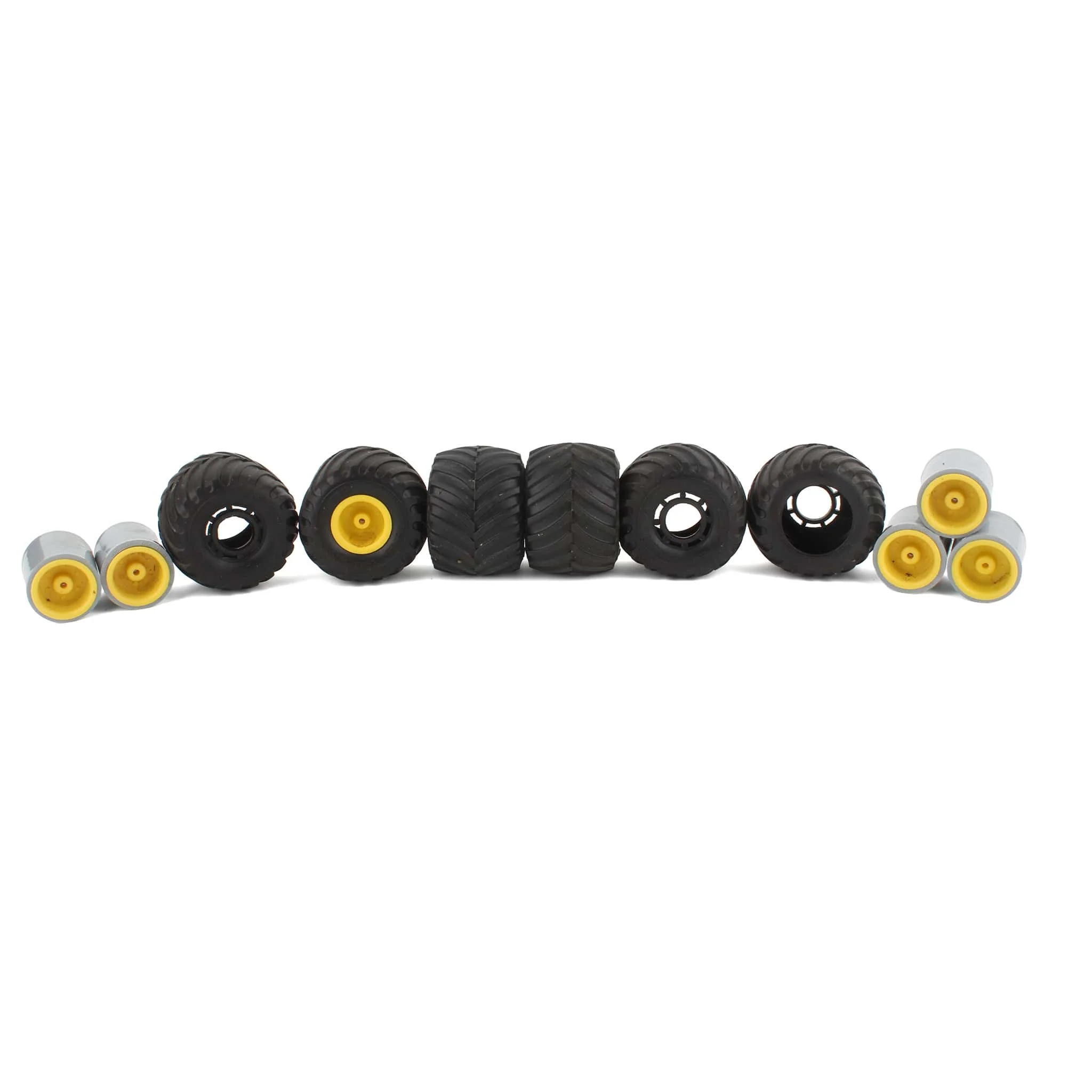 Lot of (6) Rubber Tires and Rims