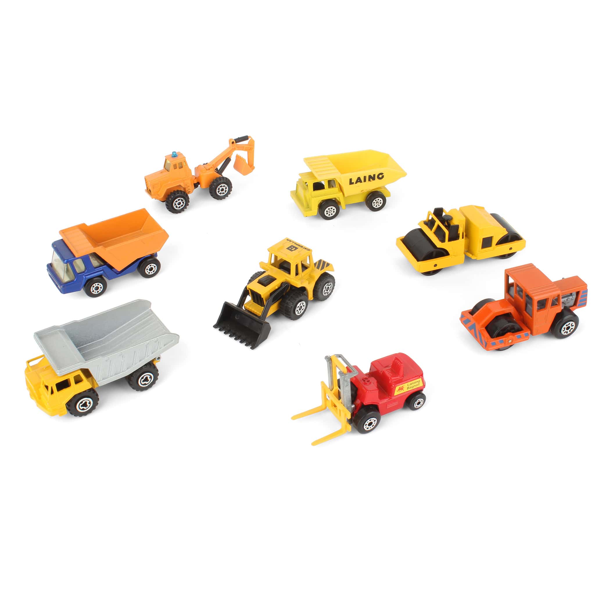Lot of (8) Industrial and Construction Vehicles