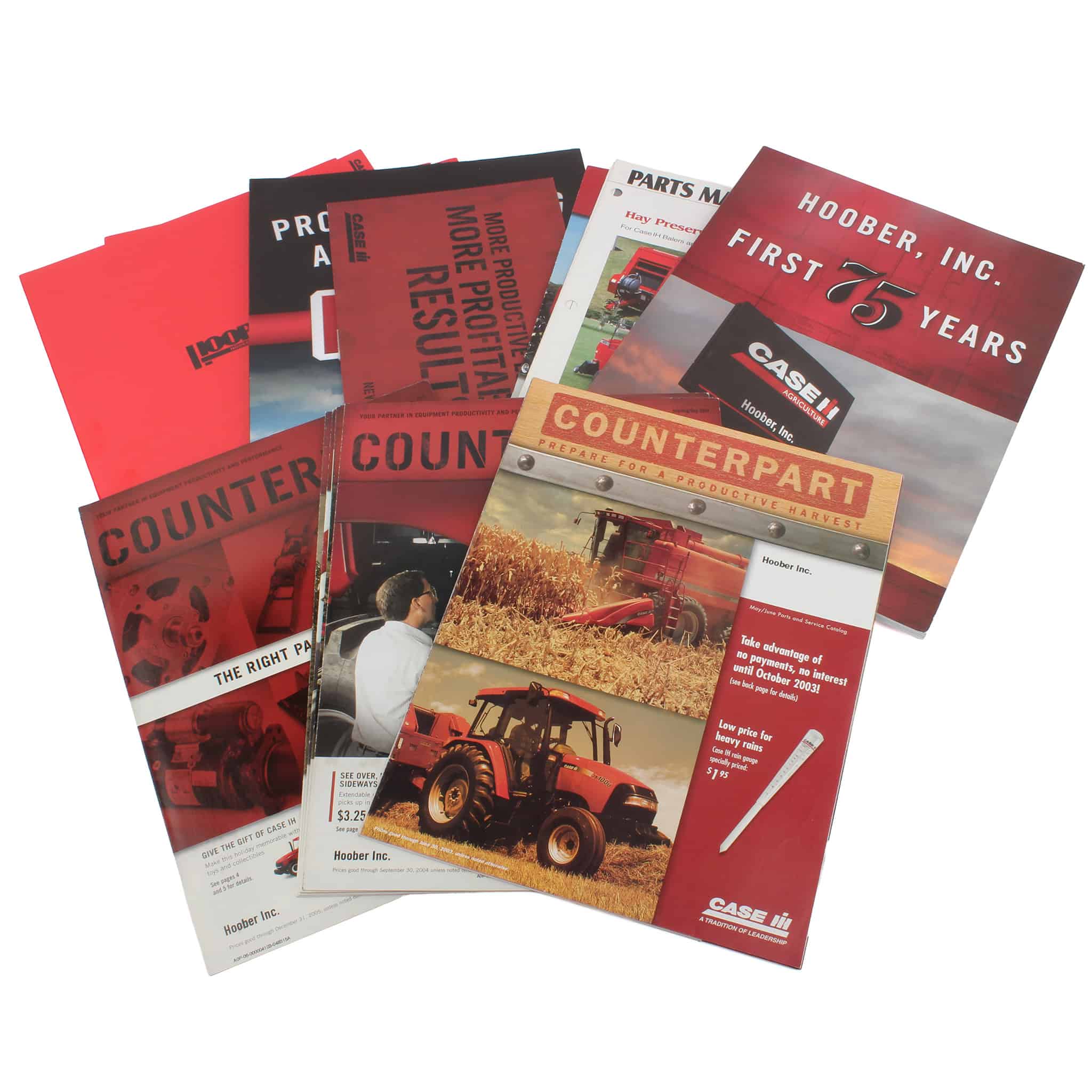 Lot of Several Case IH and Hoober Sales Info Brochures and Literature - Image 2