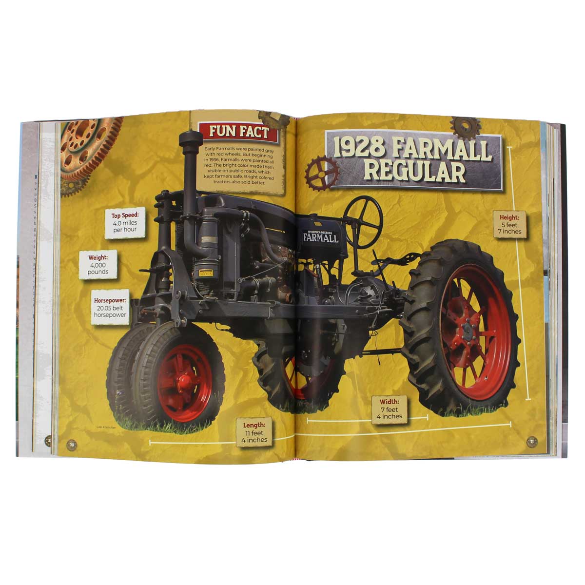 Machine Marvels: Revolutionary Red Tractors 192 Page Hardcover Book - Image 3