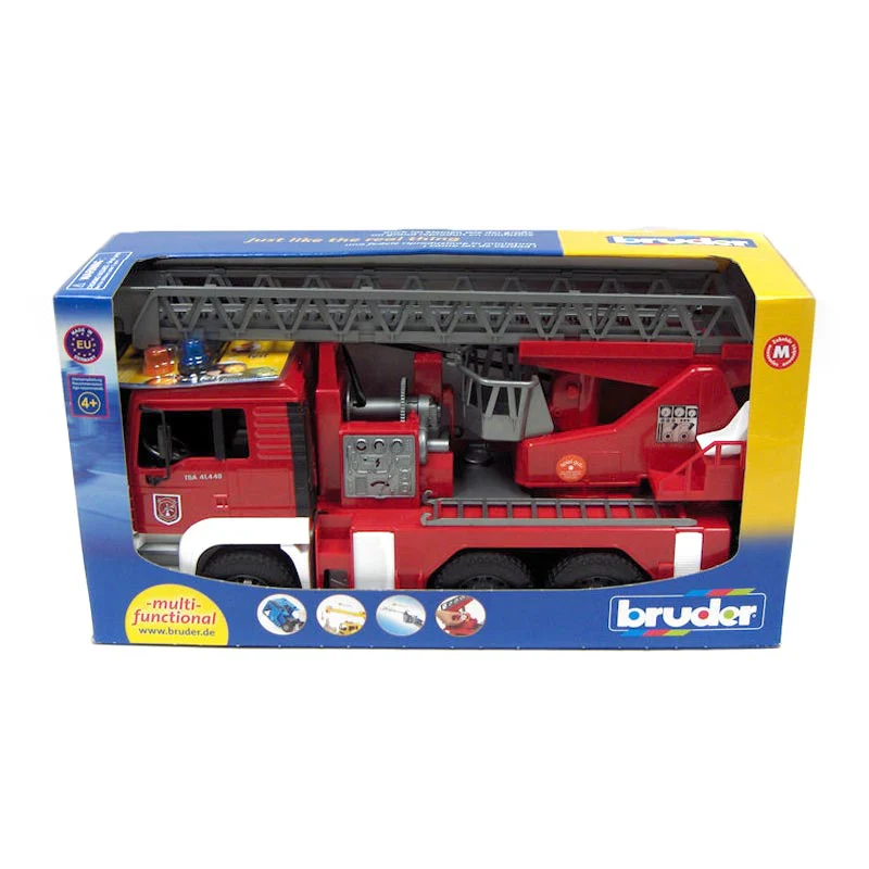 1/16 MAN Fire Engine with Water Pump & Light and Sound Module by Bruder - Image 4