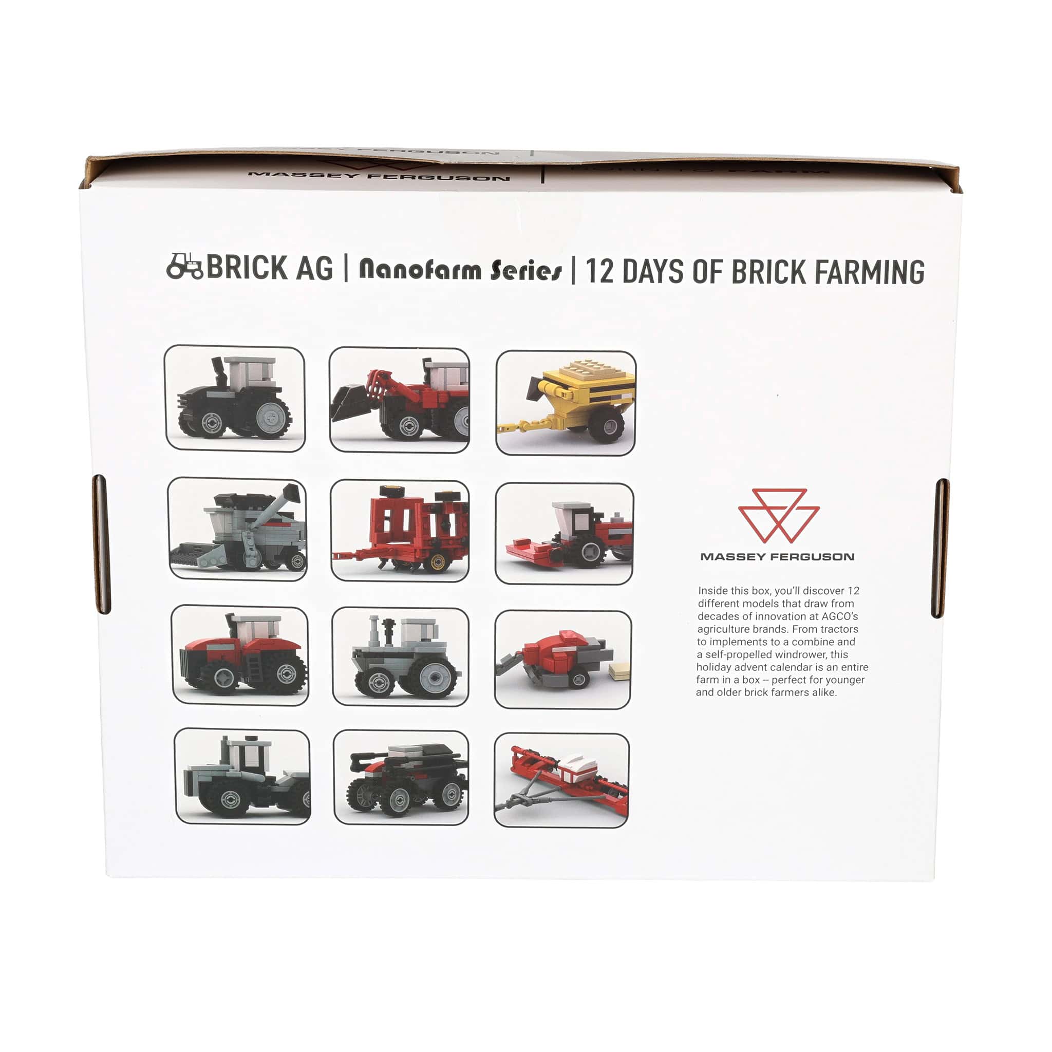 AGCO Massey Ferguson 12 Days of Brick Farming Building Block Advent Set by Brick Ag, 1,086 Pieces - Image 20