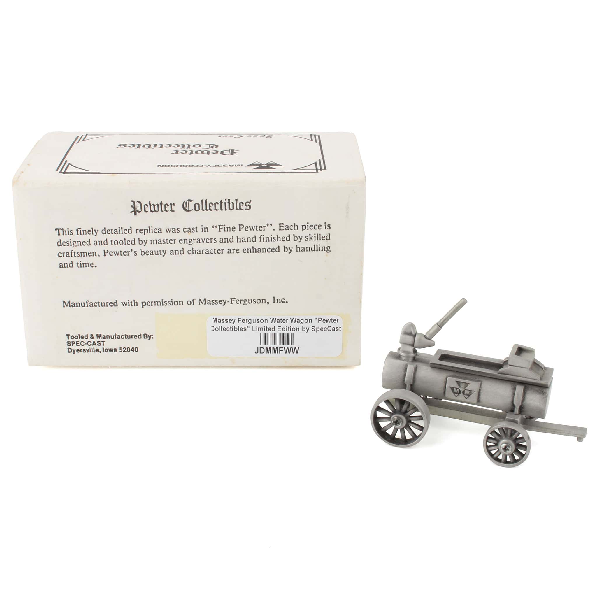 1/43 Massey Ferguson Water Wagon "Pewter Collectibles" Limited Edition by SpecCast - Image 2