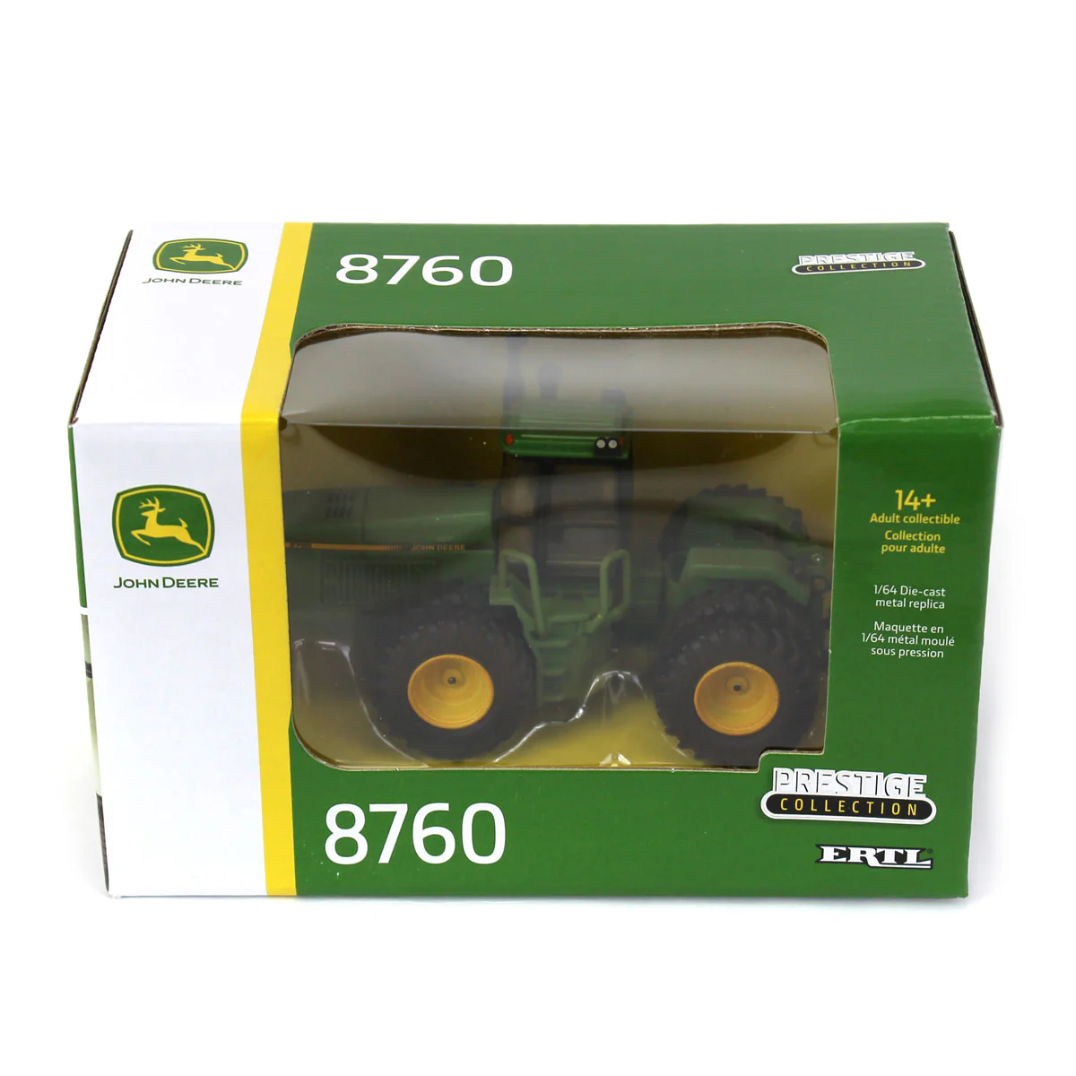 "Muddy" Chase Unit ~ 1/64 John Deere 8760 Tractor with Front & Rear Duals - Image 2