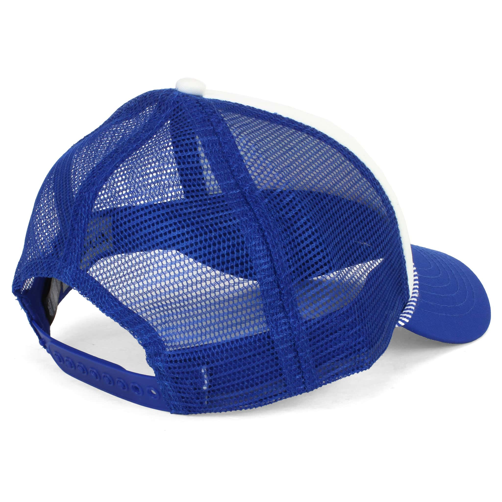 New Holland Braided Cord Farmers Founded America White & Blue Cap - Image 3