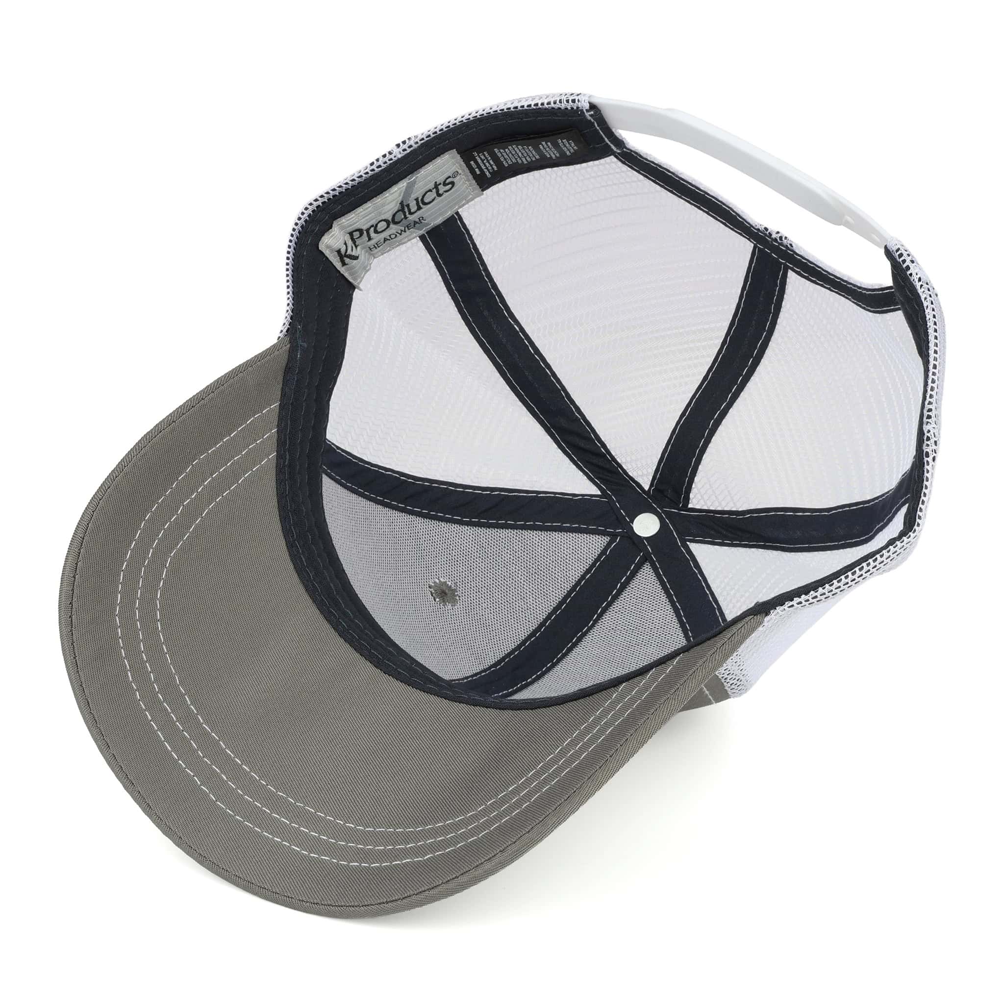 New Holland Gray Cap with White Mesh Back - Image 4