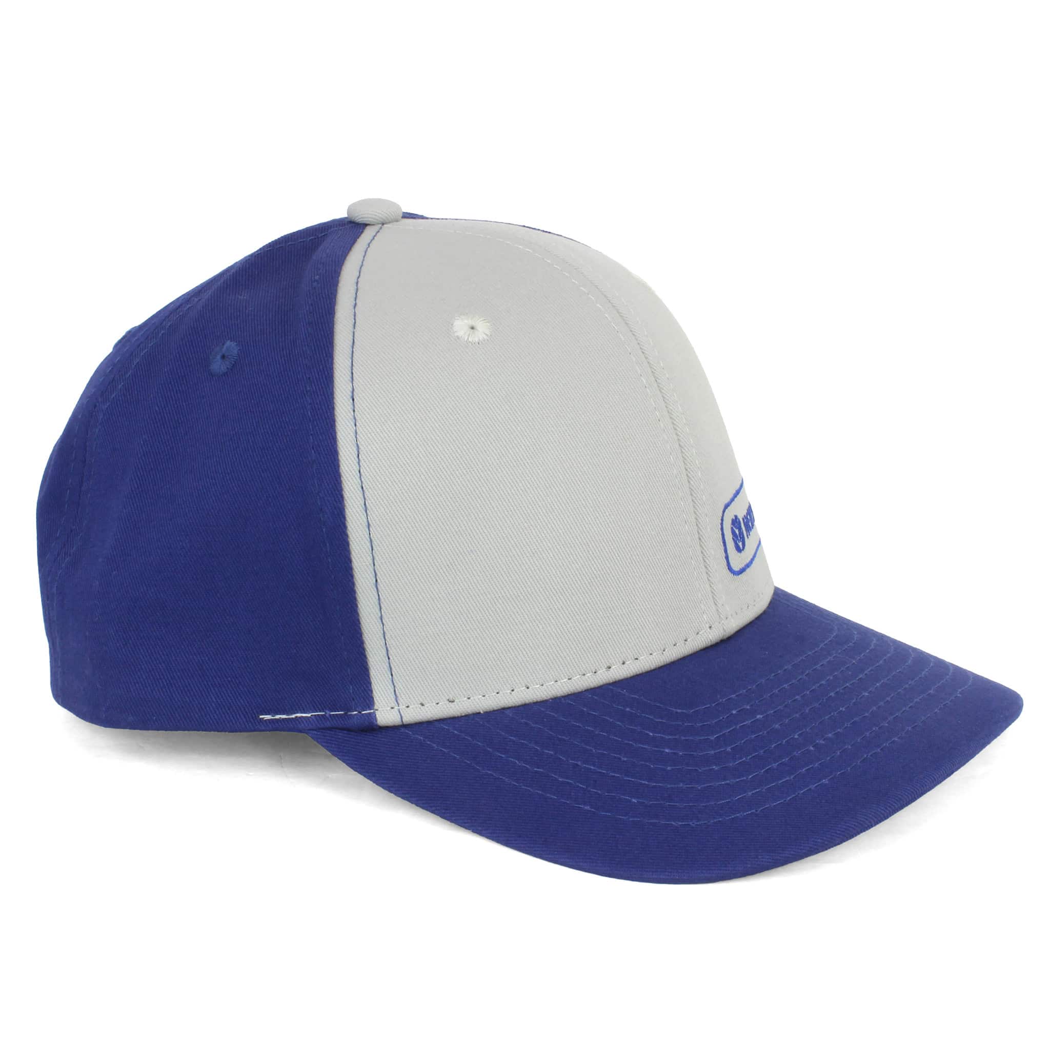 New Holland Royal Blue & Gray Chino Twill Cap - Image 2
