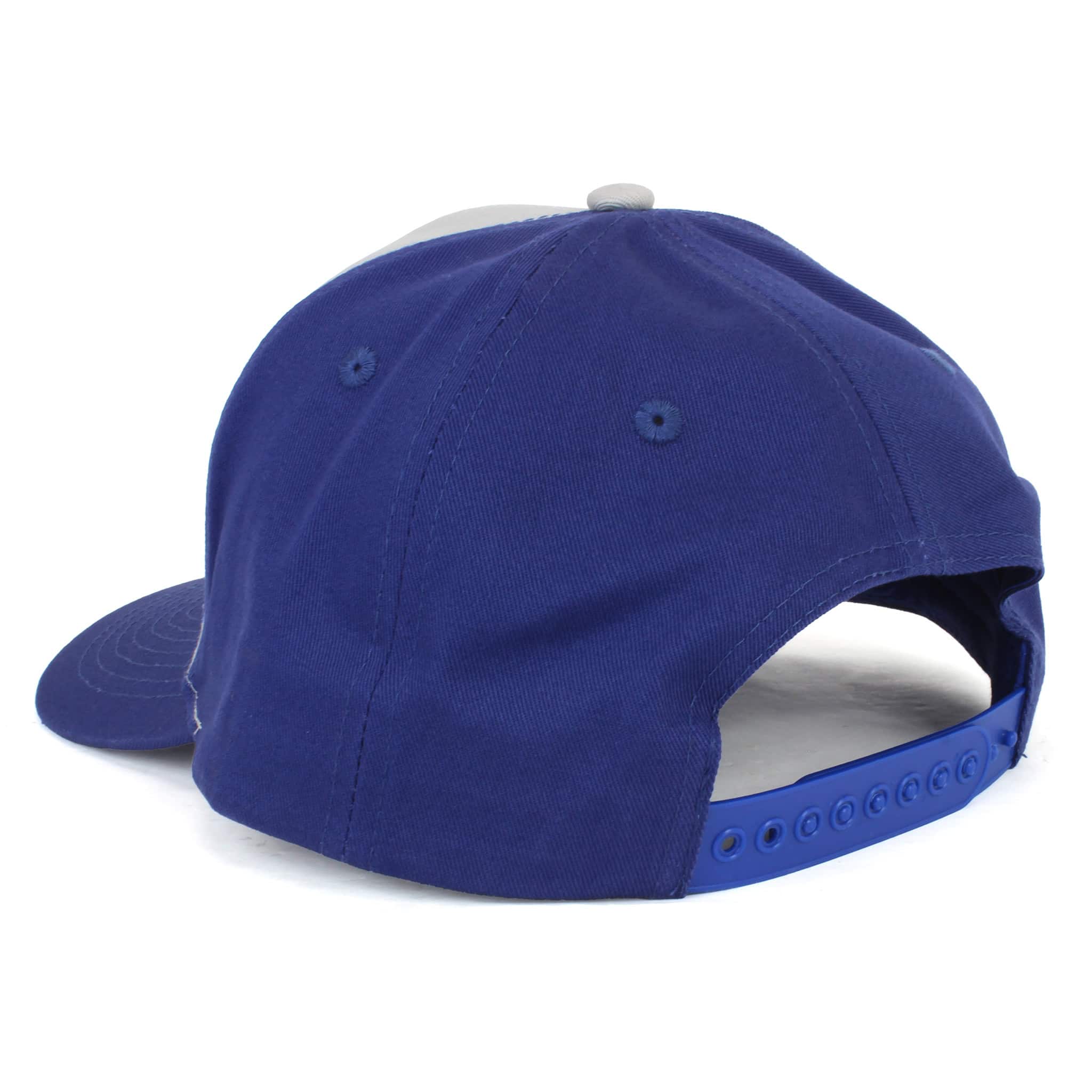 New Holland Royal Blue & Gray Chino Twill Cap - Image 3