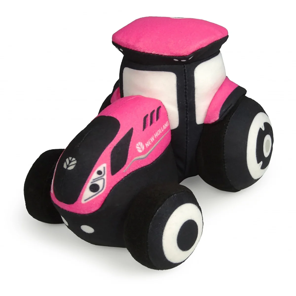 New Holland T7 Pink Tractor Soft Plush Toy