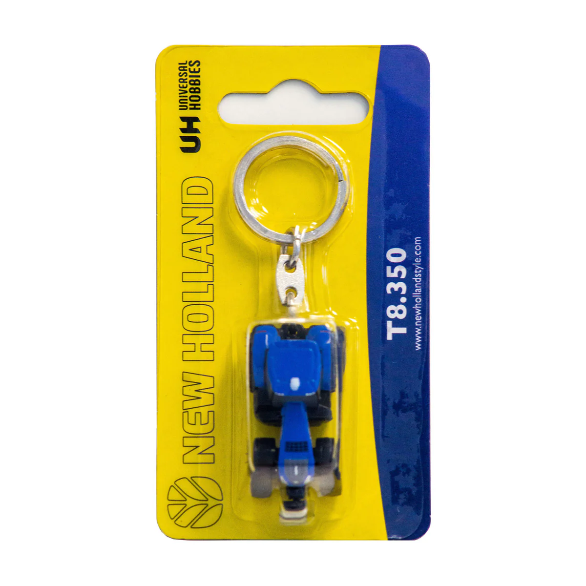 New Holland T8.350 Tractor Metal Keychain - Image 4