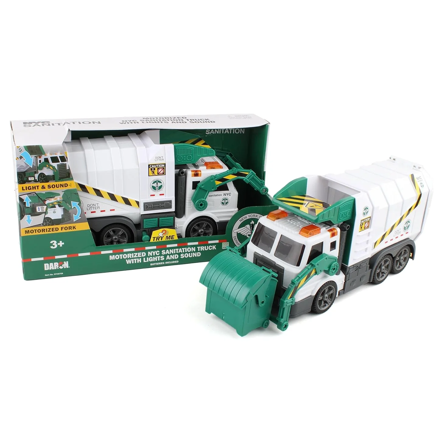 NYC Sanitation Front End Dumpster Garbage Truck - Image 2