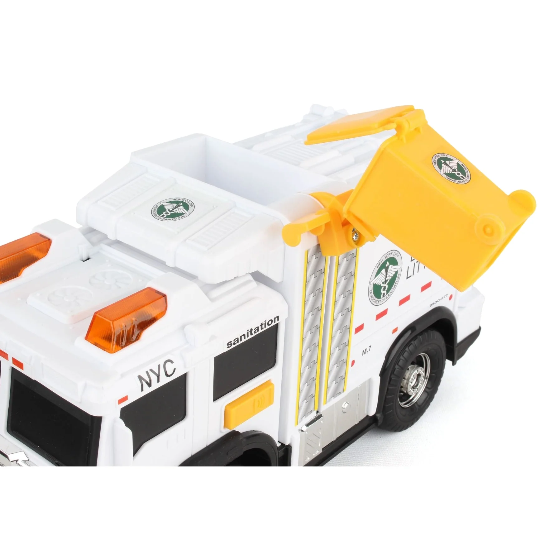 NYC Sanitation Garbage Truck with Lights & Sounds - Image 2
