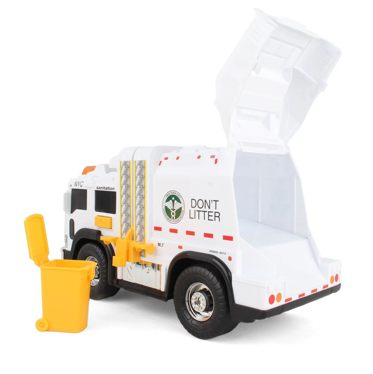 NYC Sanitation Garbage Truck with Lights & Sounds - Image 4