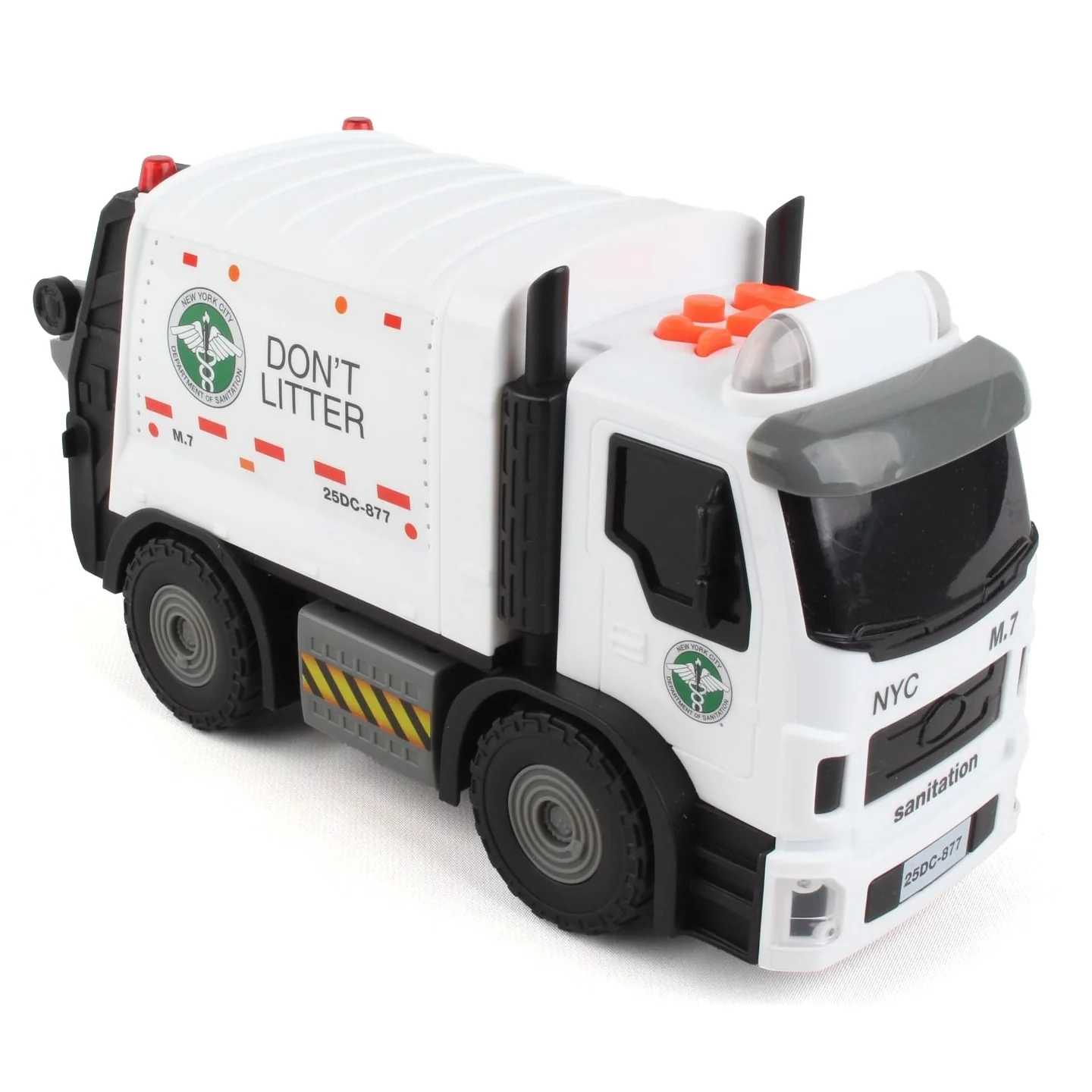 NYC Sanitation Motorized Garbage Truck with Lights & Sounds - Image 2