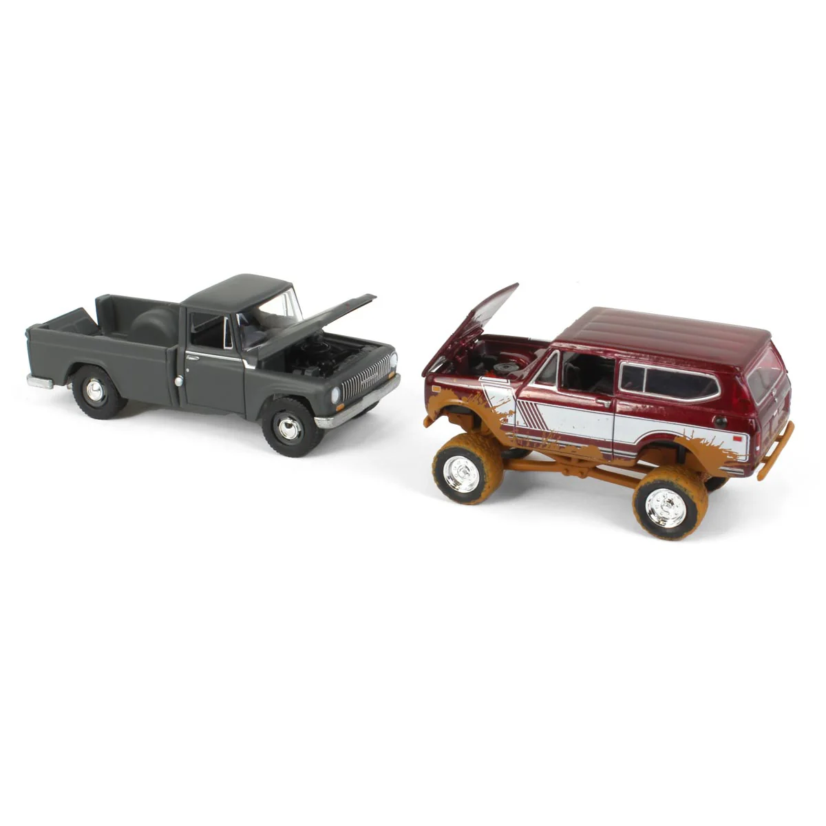 Off Road ~ 1/64 1965 International 1200 Pickup Truck with 1979 Scout SUV, Exclusive Limited Edition - Image 5
