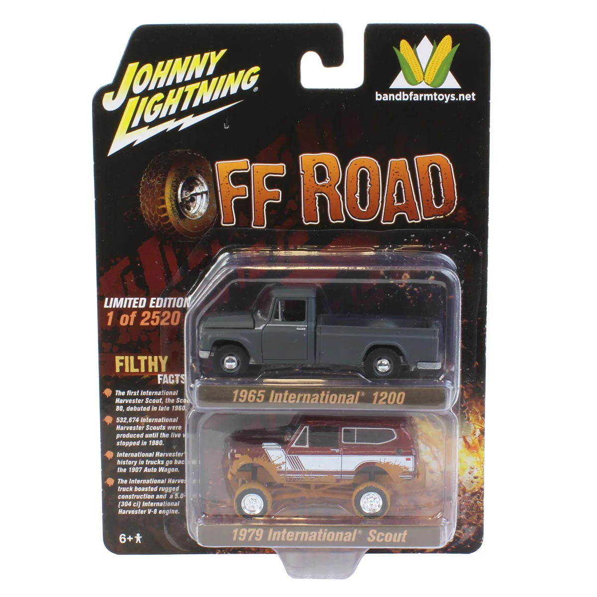 Off Road ~ 1/64 1965 International 1200 Pickup Truck with 1979 Scout SUV, Exclusive Limited Edition - Image 6