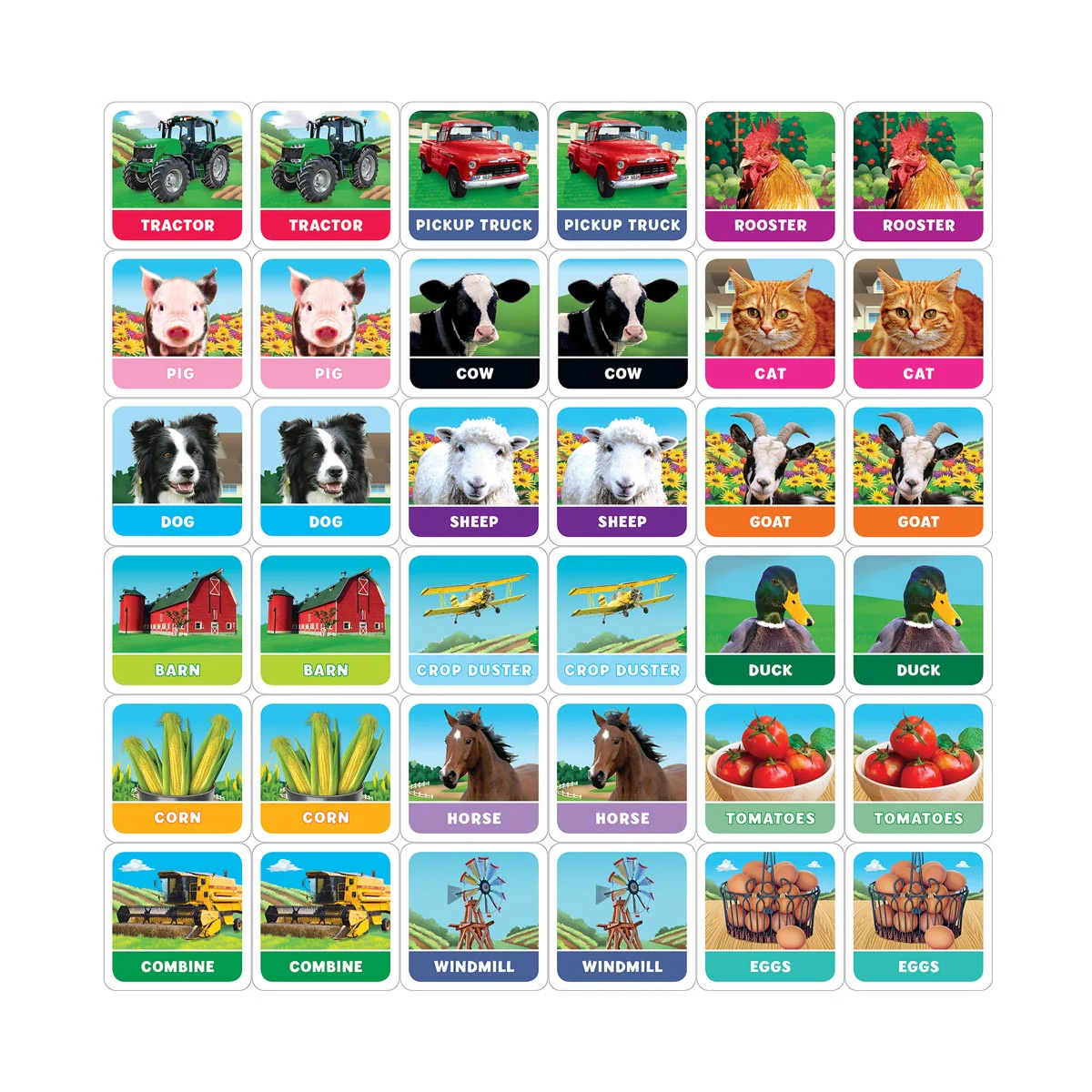 Old MacDonald's Farm Picture Matching Game - Image 3
