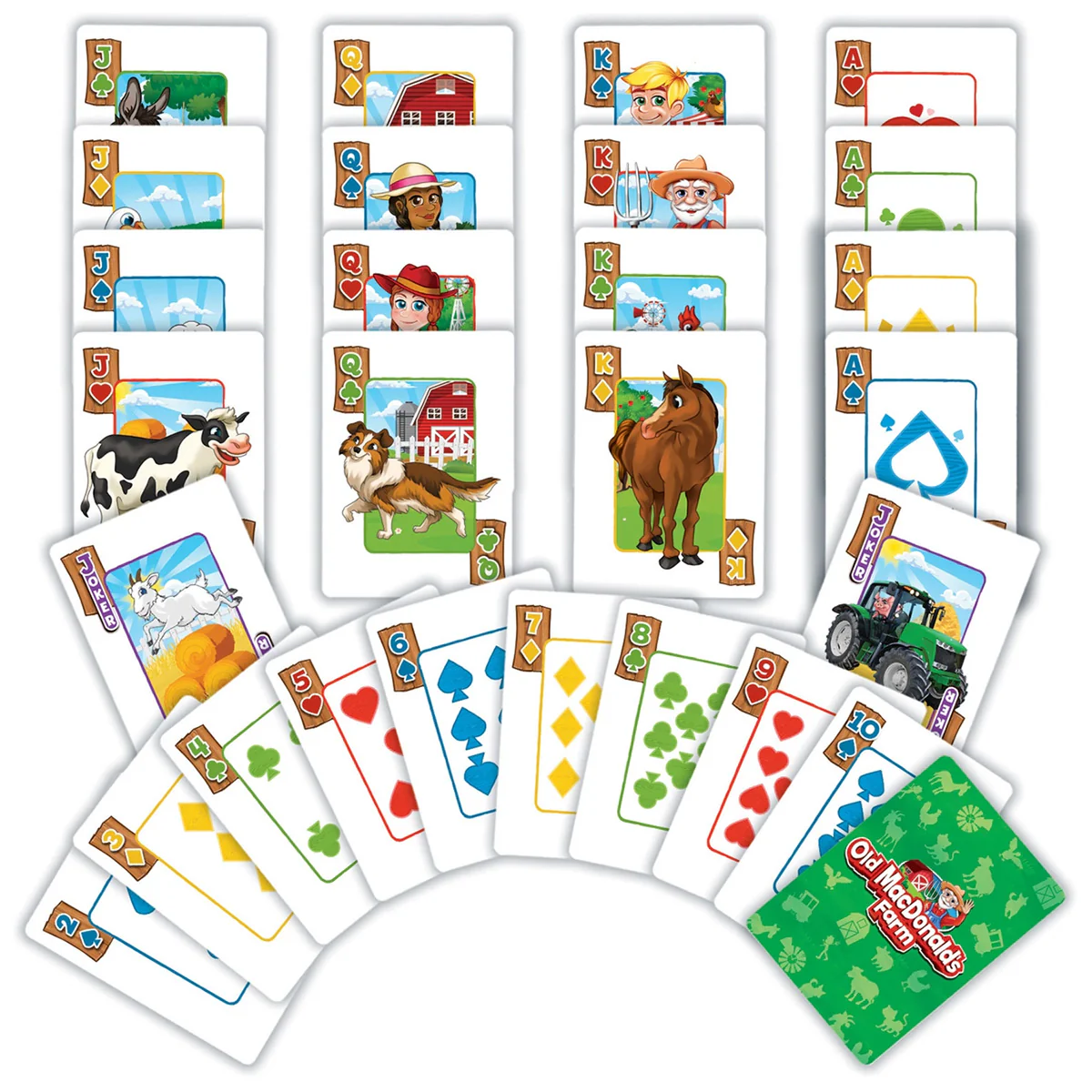 Old MacDonald's Farm Supersized Playing Cards - Image 2