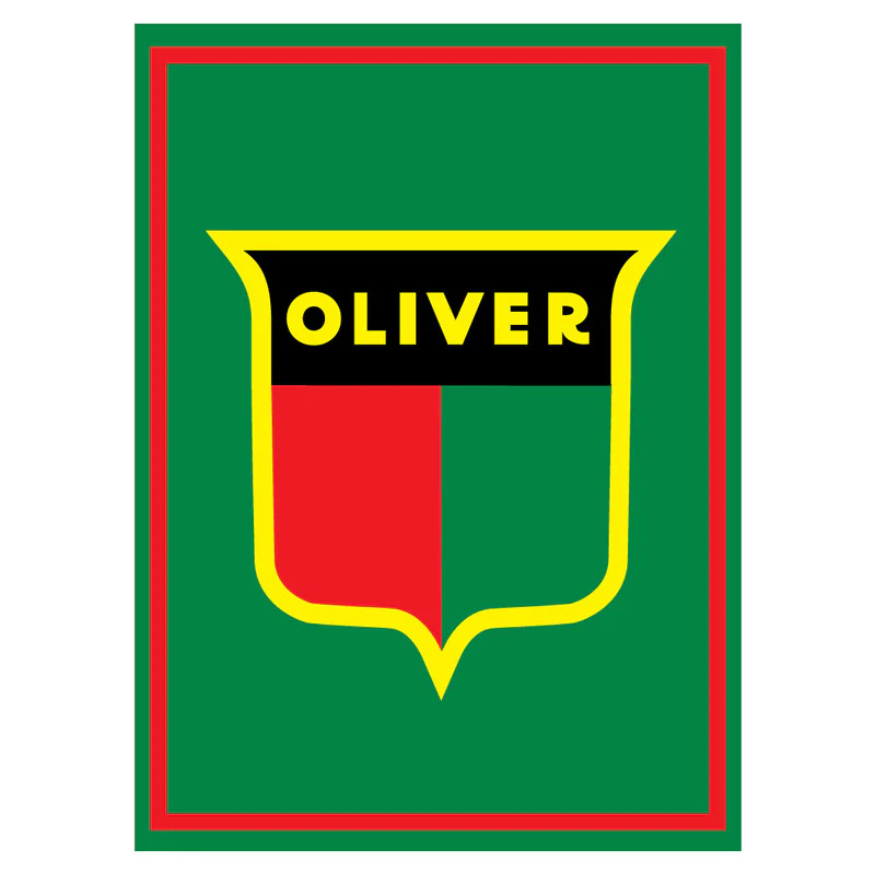 Oliver 1940s Shield Logo 22in x 30in Vinyl Banner - Image 2
