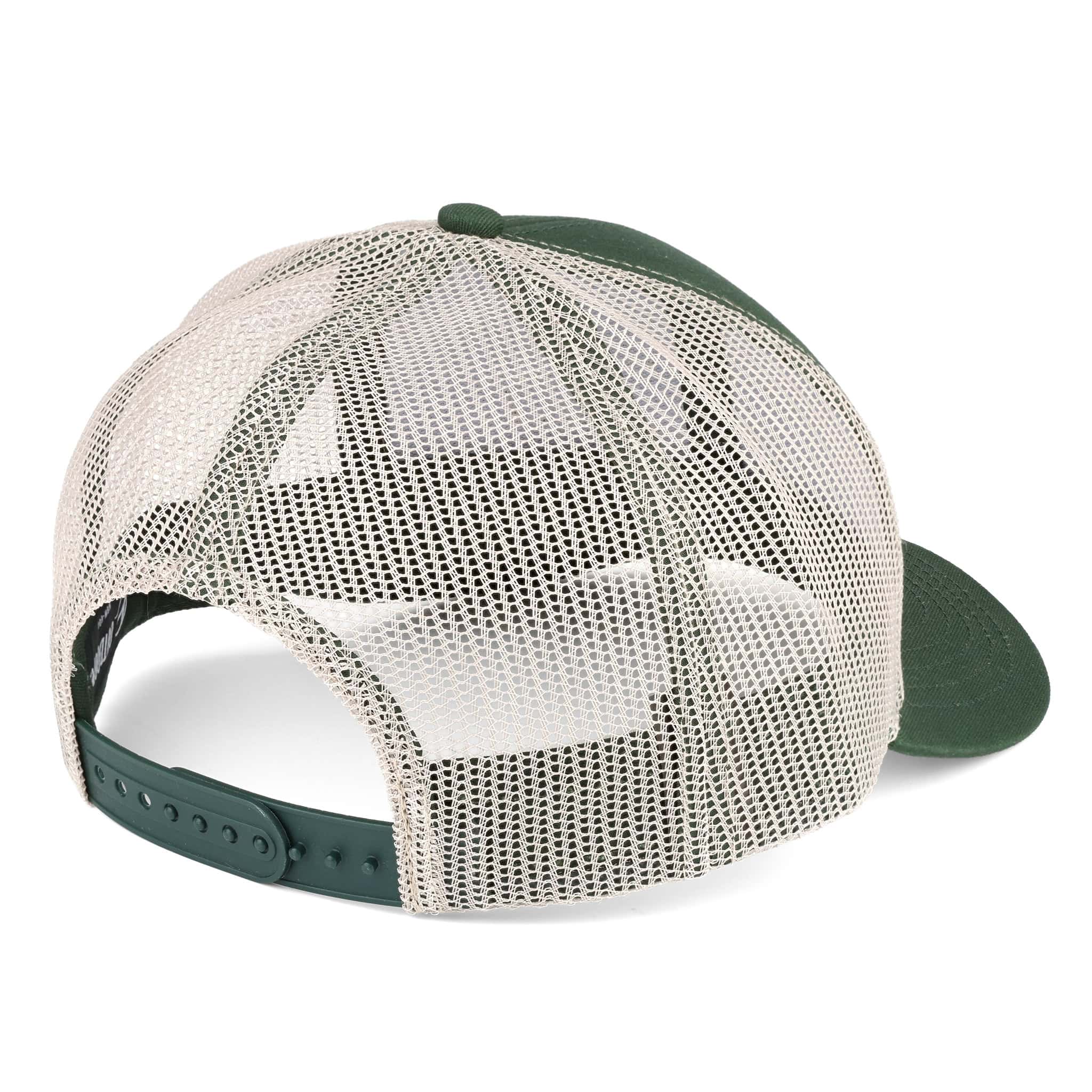 Oliver Oval Logo Green Hat with Tan Mesh Back - Image 3