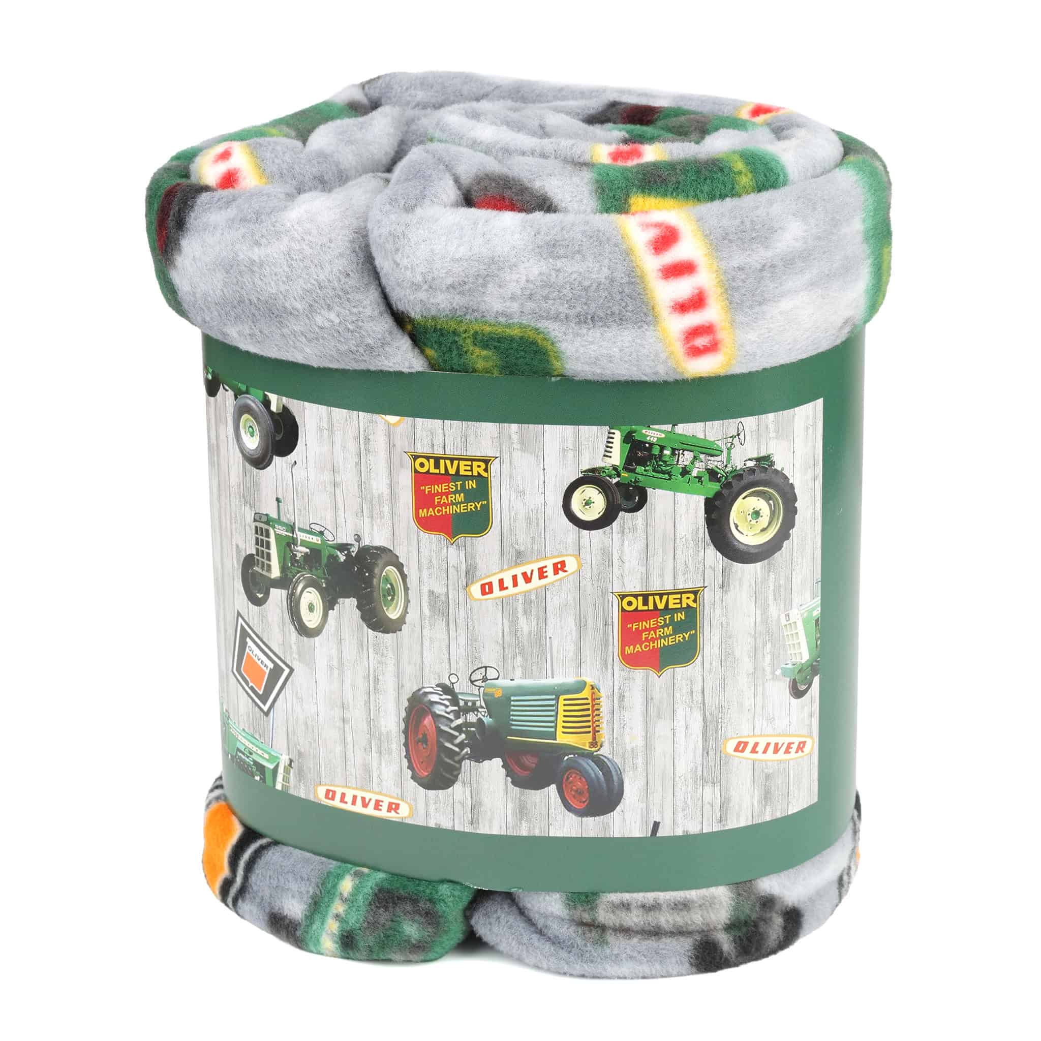 Oliver Tractors 62in x 72in Fleece Blanket - Image 3