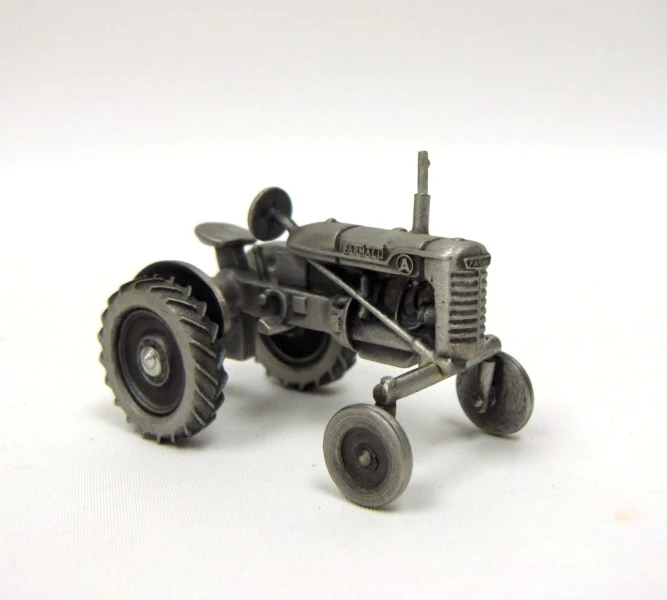 Pewter Farmall A Collectible Tractor by SpecCast - Image 2