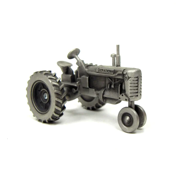 Pewter Farmall C Collectible Tractor by SpecCast - Image 2