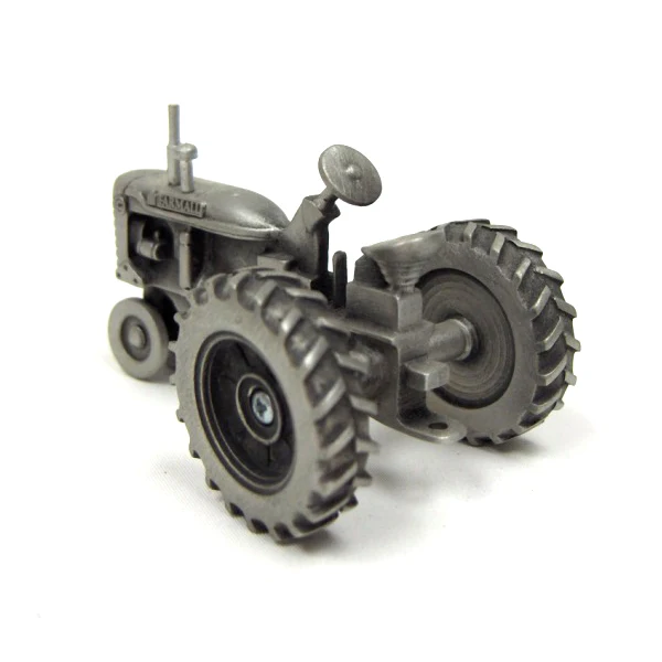 Pewter Farmall C Collectible Tractor by SpecCast - Image 3