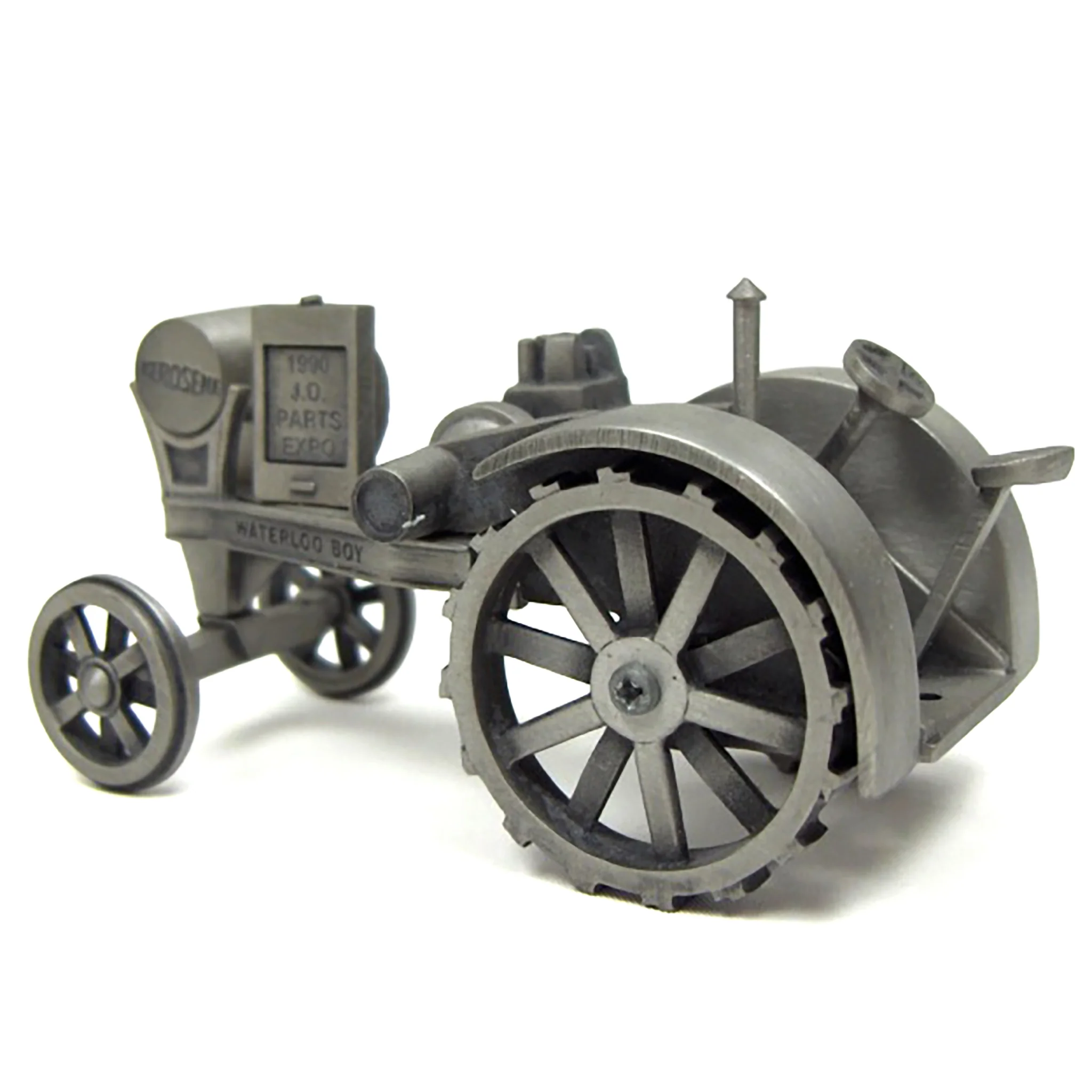 Pewter John Deere Waterloo Boy Collectible Tractor by Spec-Cast - Image 2