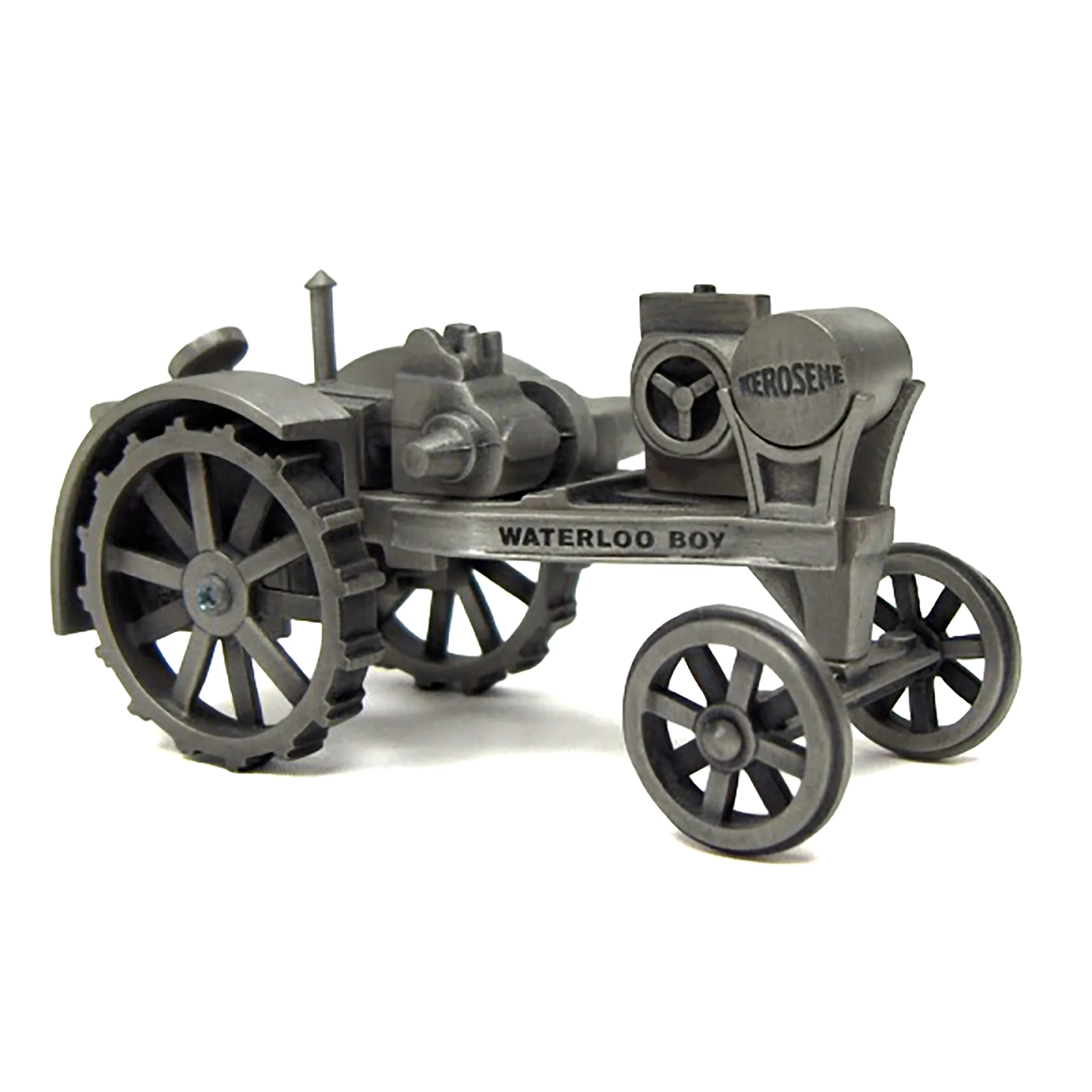 Pewter John Deere Waterloo Boy Collectible Tractor by Spec-Cast - Image 3