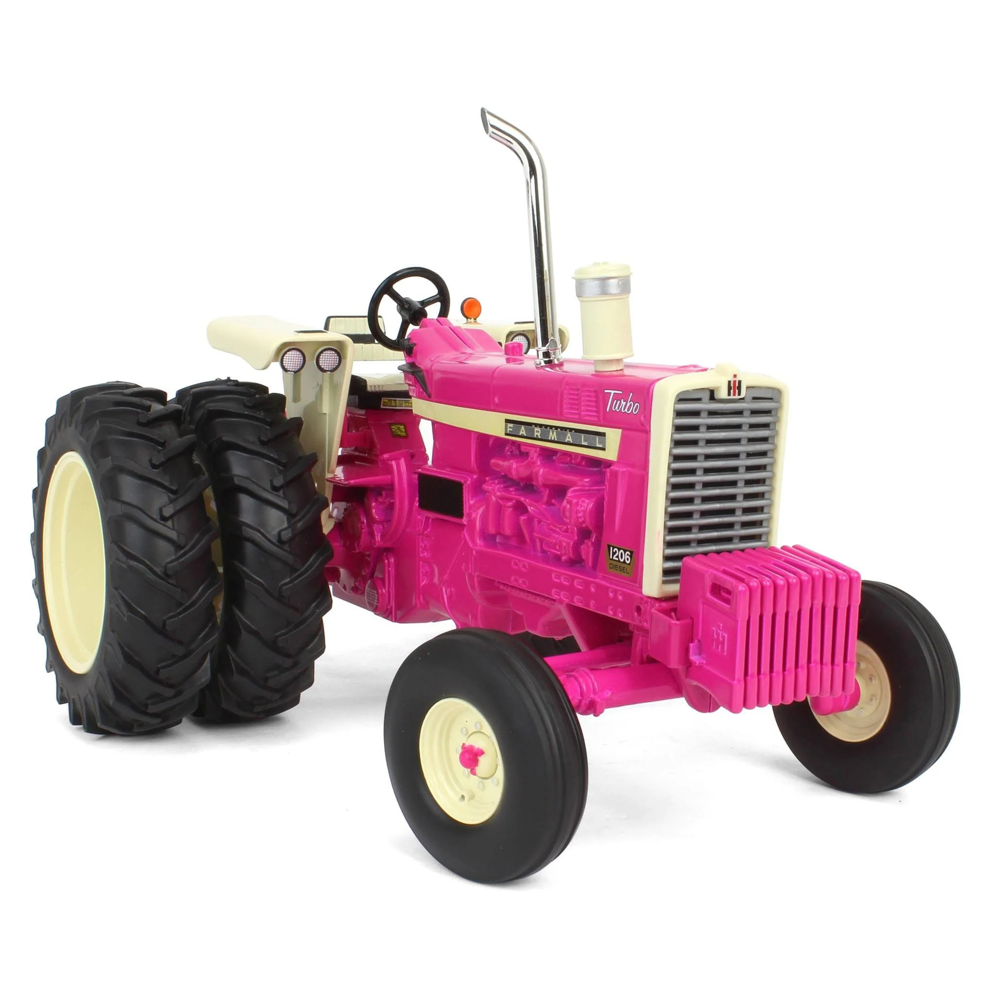 Pink Limited Edition ~ 1/16 IH Farmall 1206 Tractor with Rear Duals, ERTL Prestige Collection, 2nd in OBT Exclusive Series - Image 2