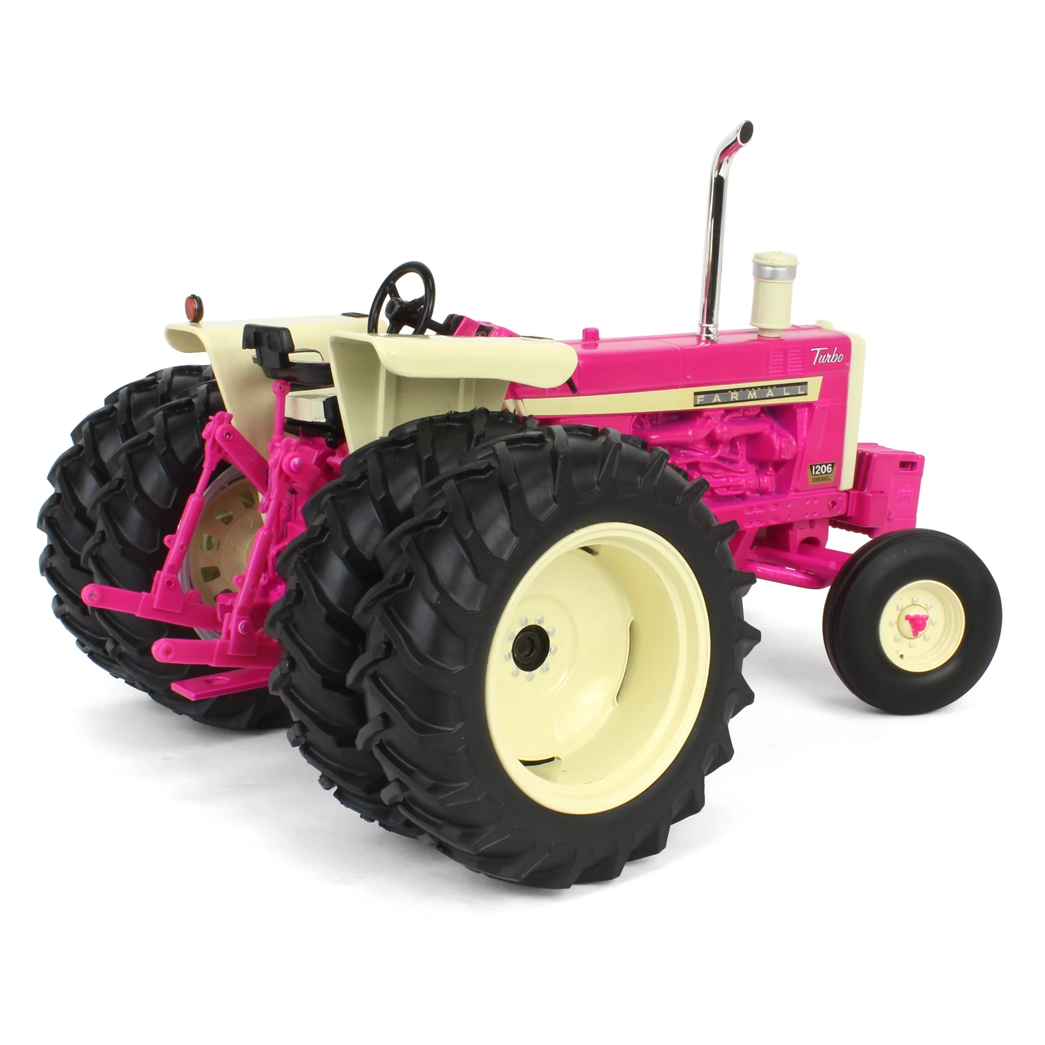 Pink Limited Edition ~ 1/16 IH Farmall 1206 Tractor with Rear Duals, ERTL Prestige Collection, 2nd in OBT Exclusive Series - Image 3