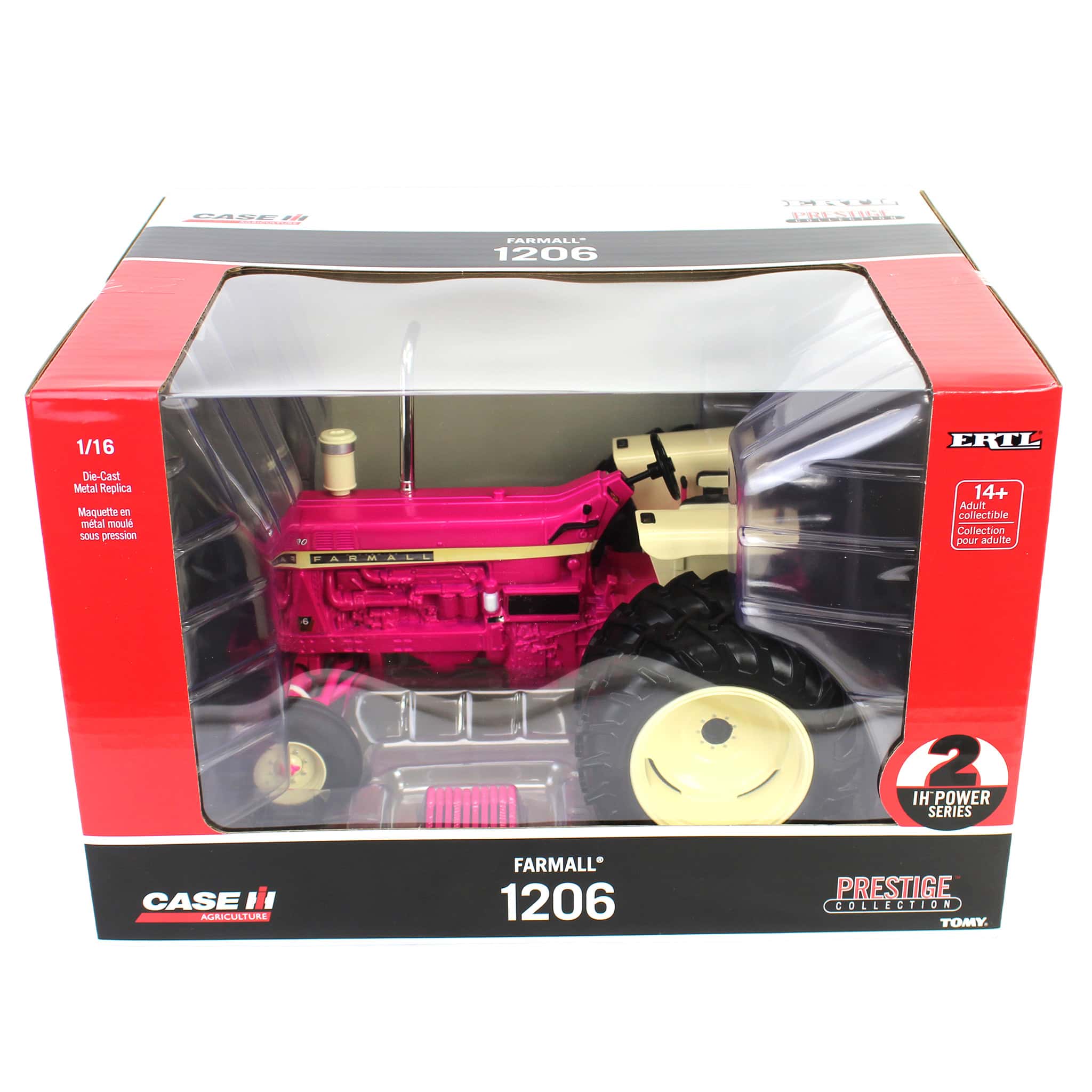 Pink Limited Edition ~ 1/16 IH Farmall 1206 Tractor with Rear Duals, ERTL Prestige Collection, 2nd in OBT Exclusive Series - Image 6
