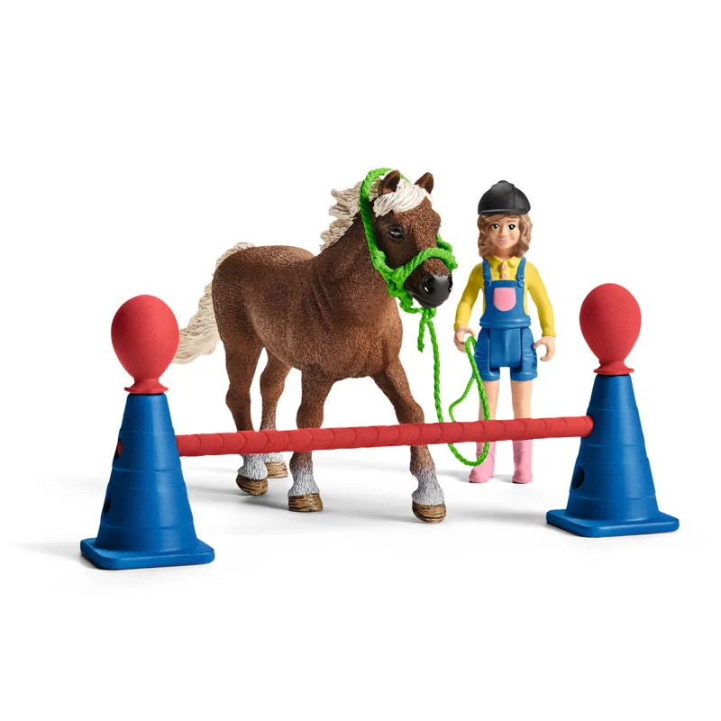 Pony Agility Training Set by Schleich includes 26 pieces - Image 2
