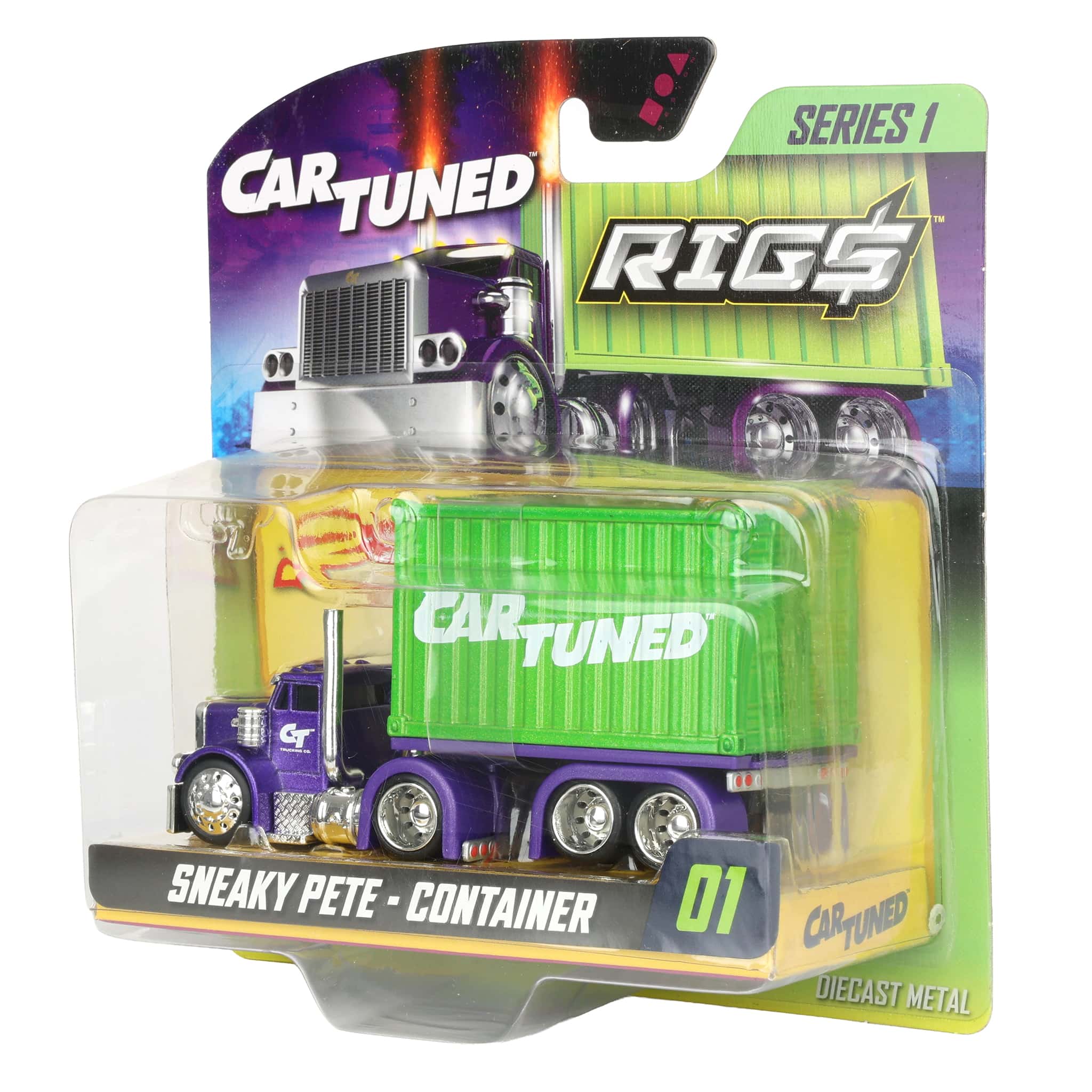 Purple Sneaky Pete with Green Stackable Container CarTuned RIGS Series 1 - Image 3