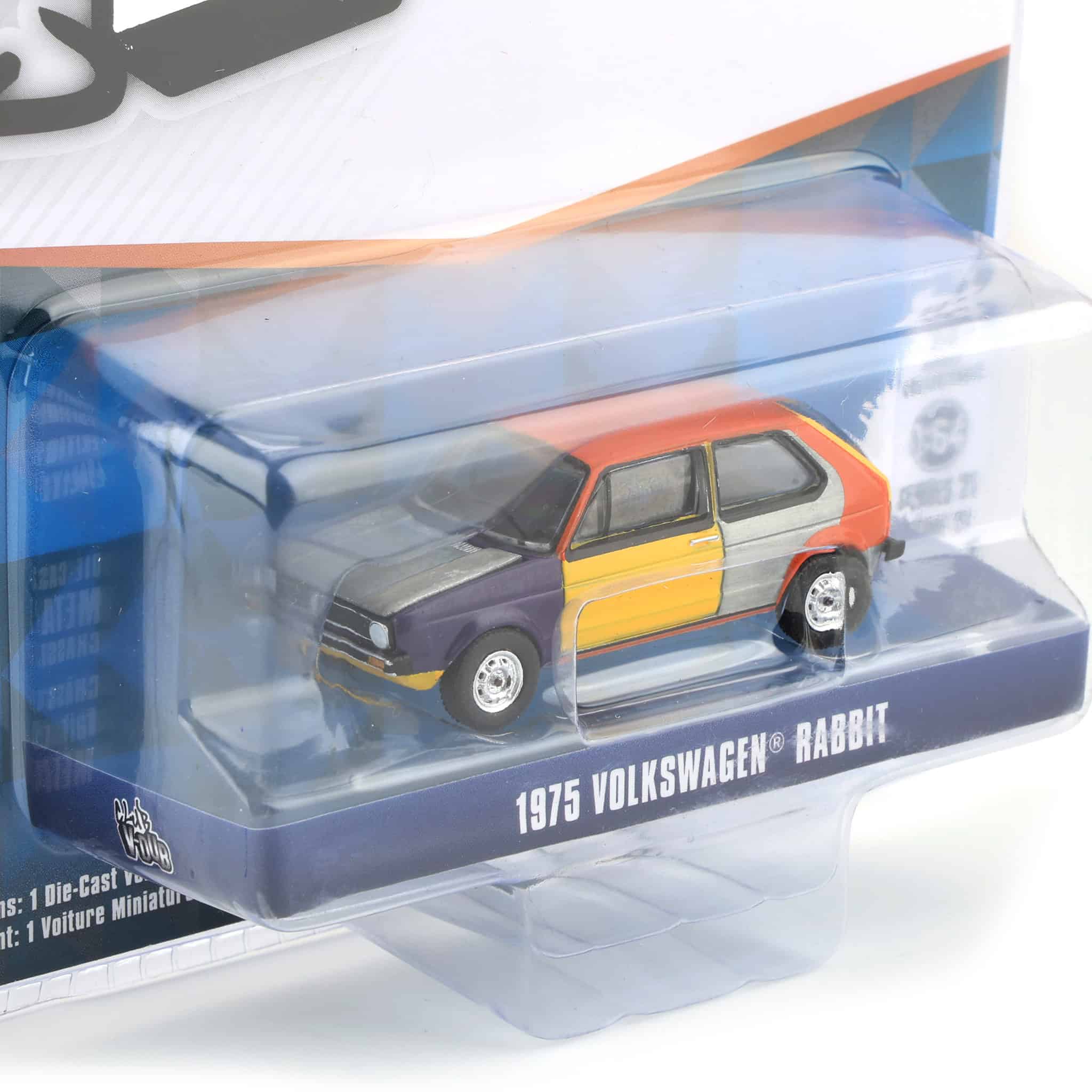 Raw Chase ~ 1/64 1975 Volkswagen Rabbit Harlequin Tribute, Club Vee-Dub Series 21 - Image 2
