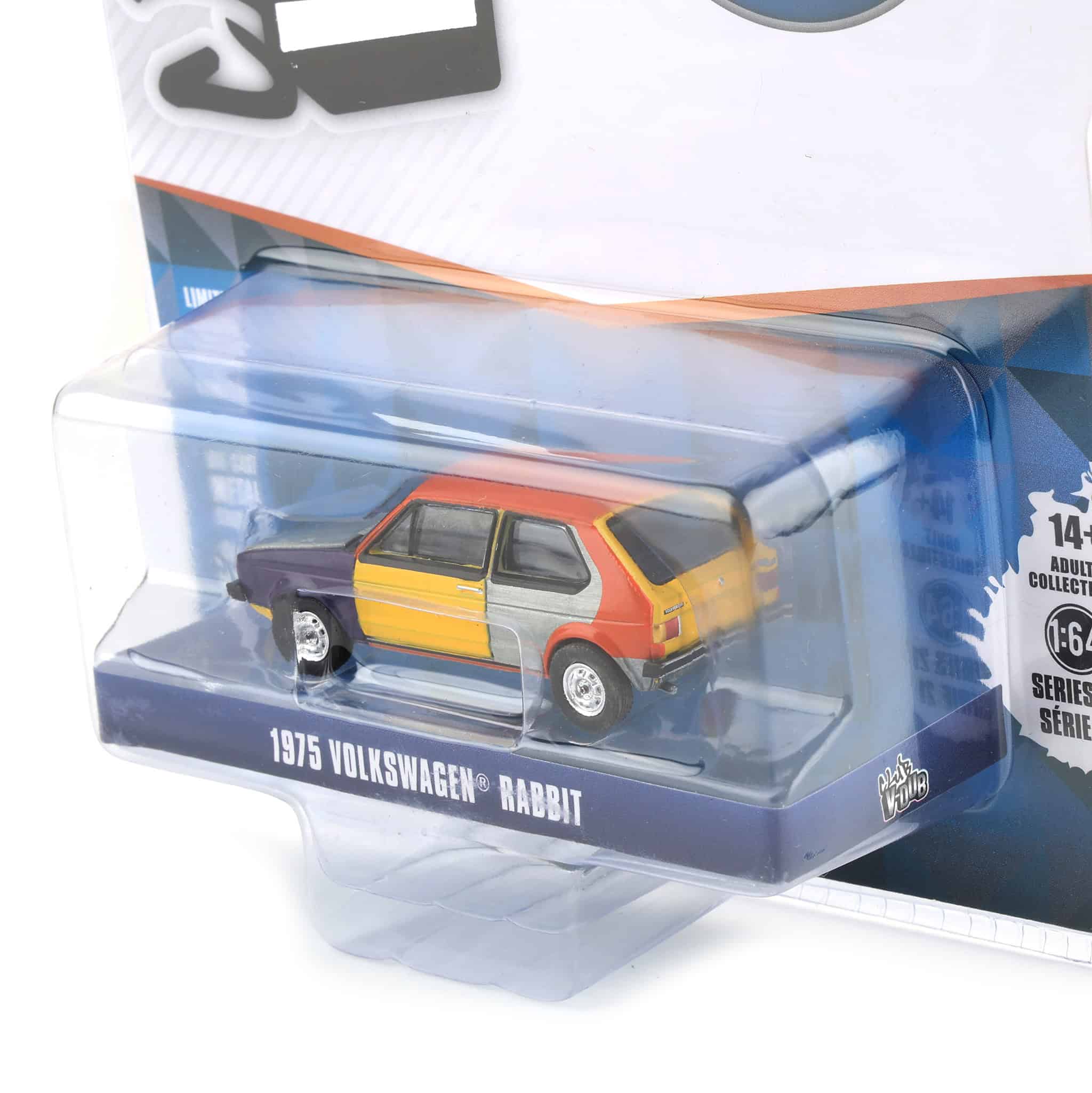 Raw Chase ~ 1/64 1975 Volkswagen Rabbit Harlequin Tribute, Club Vee-Dub Series 21 - Image 3