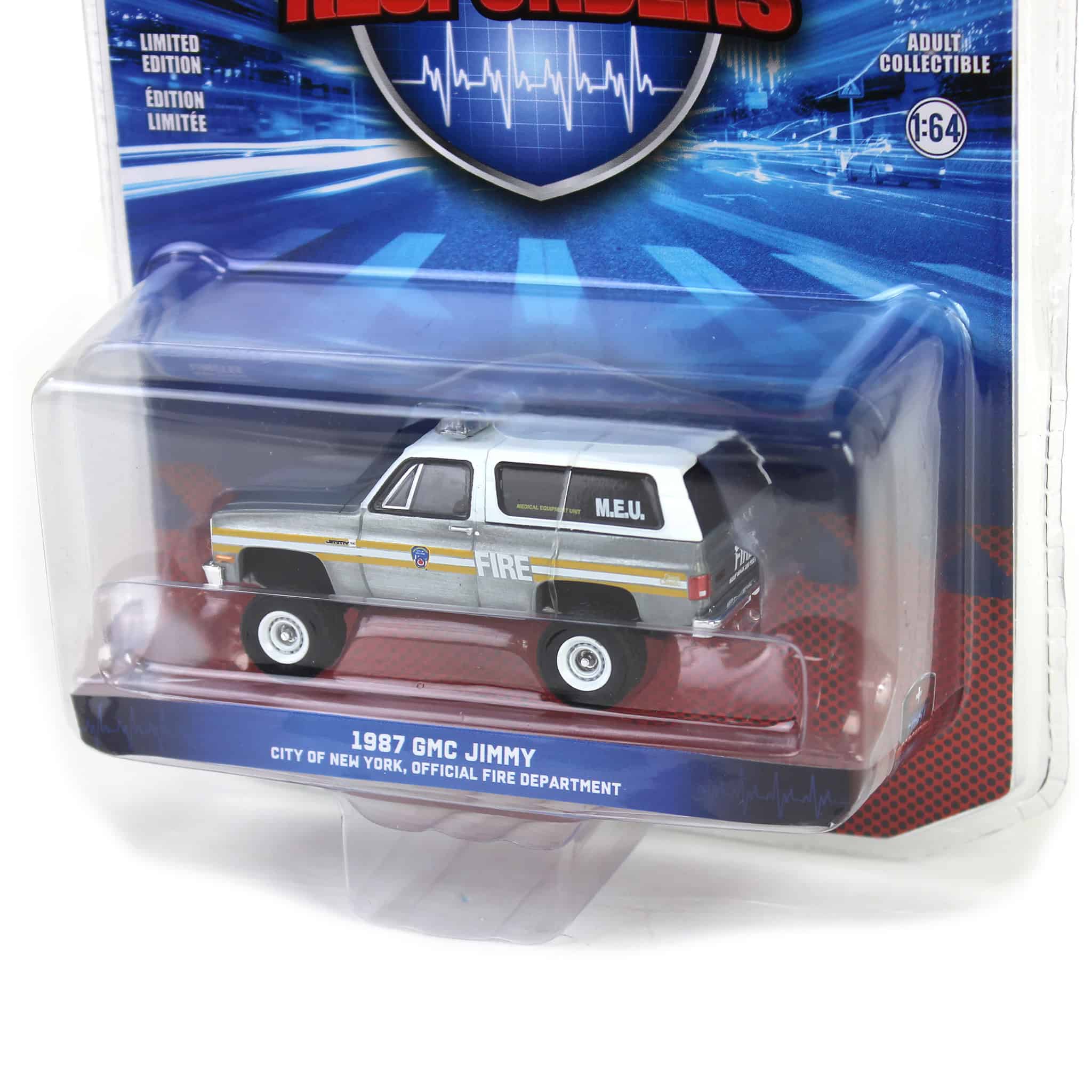 Raw Chase ~ 1/64 1987 GMC Jimmy, FDNY M.E.U., First Responders Series 2 - Image 3