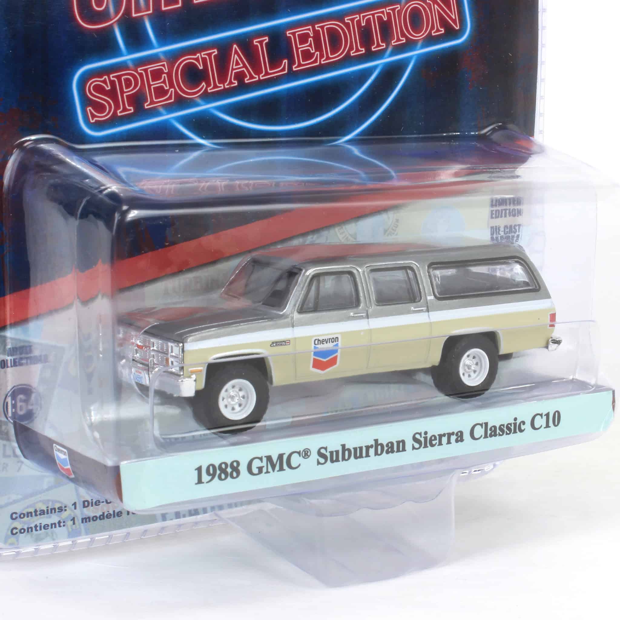 Raw Chase ~ 1/64 1988 GMC Suburban Sierra Classic C10, Chevron Special Edition Series 1 - Image 2