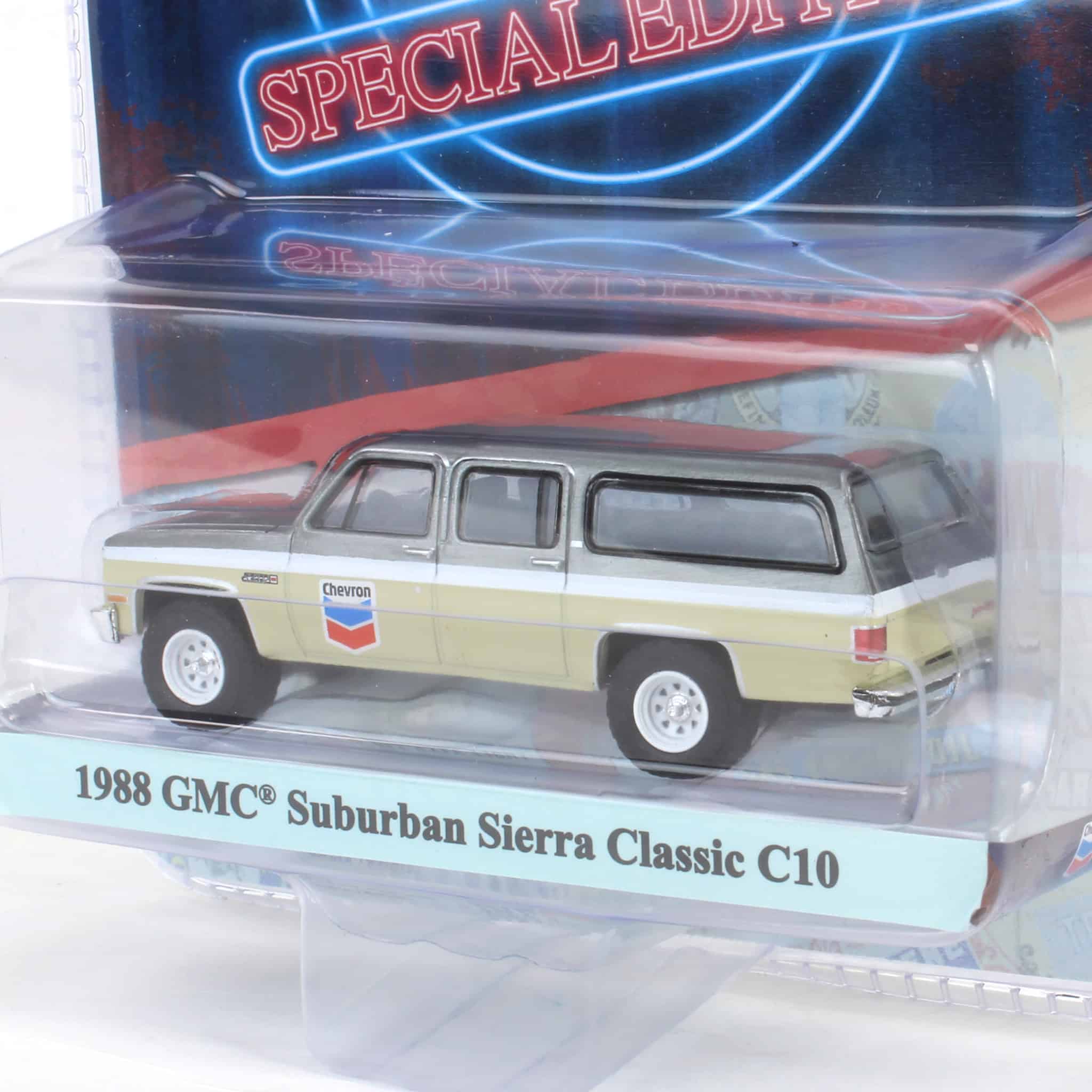 Raw Chase ~ 1/64 1988 GMC Suburban Sierra Classic C10, Chevron Special Edition Series 1 - Image 3