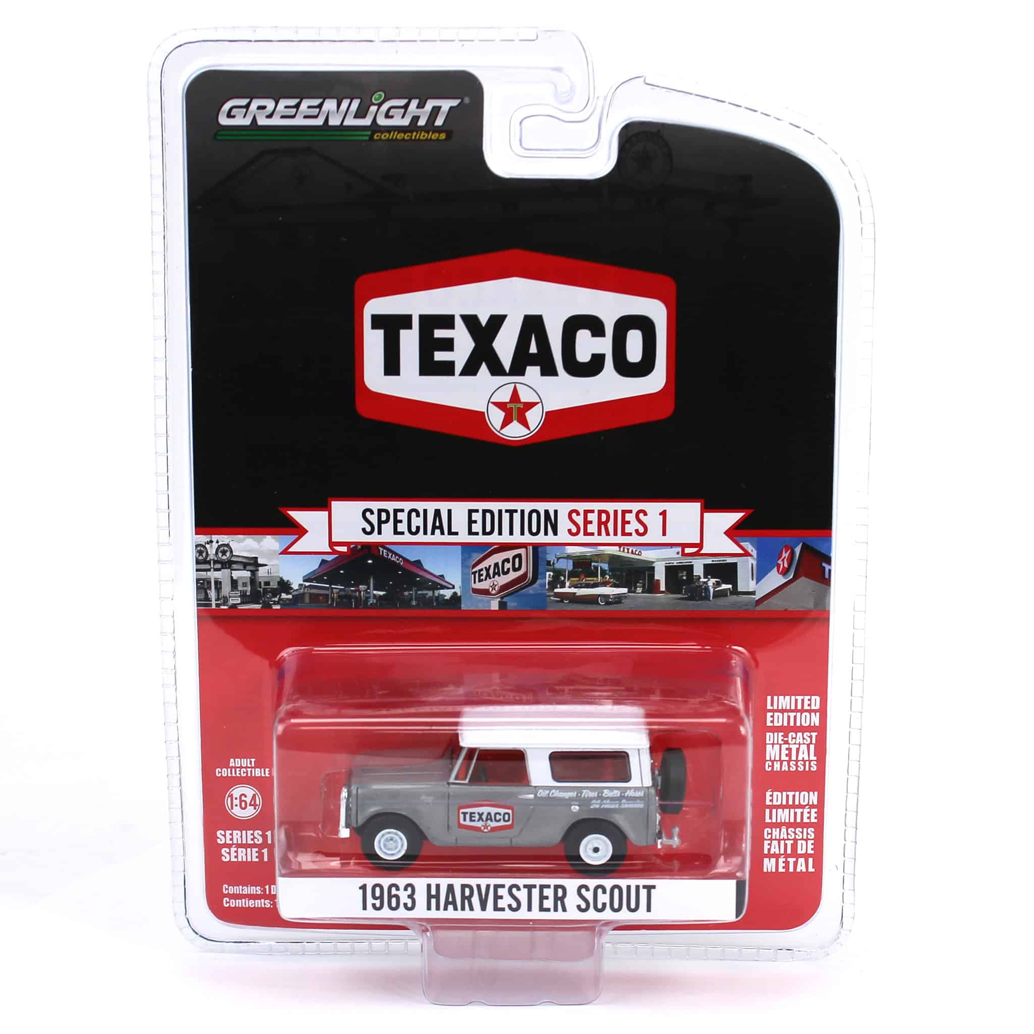 Raw Chase Unit ~ 1/64 1963 Harvester Scout, Texaco Special Edition Series 1