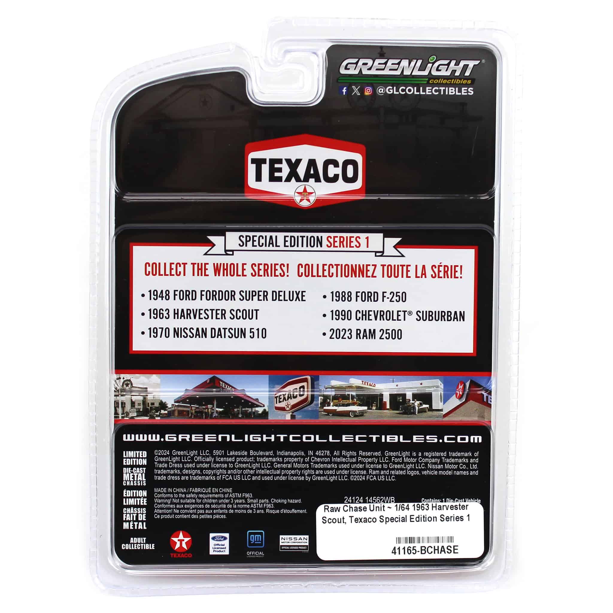 Raw Chase Unit ~ 1/64 1963 Harvester Scout, Texaco Special Edition Series 1 - Image 3
